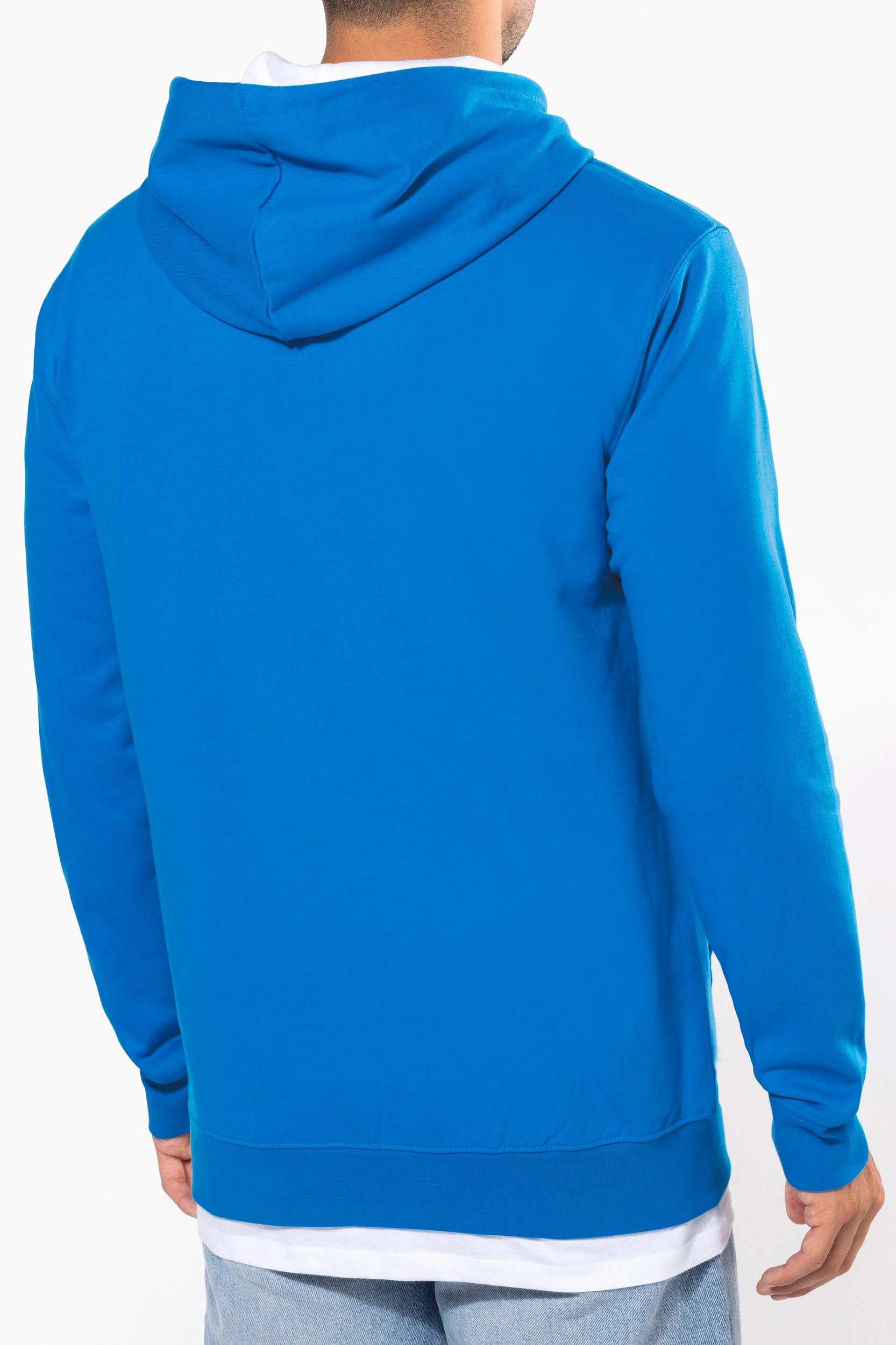Sweat-shirt capuche contrastée homme