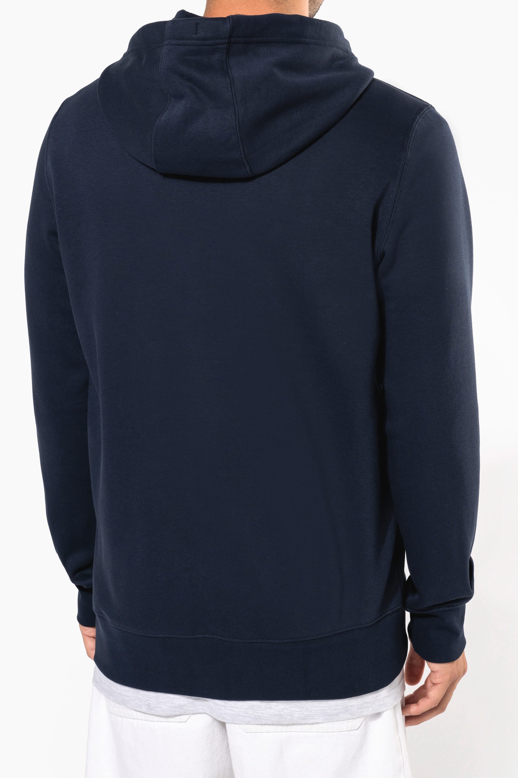 Sweat-shirt zippé capuche homme