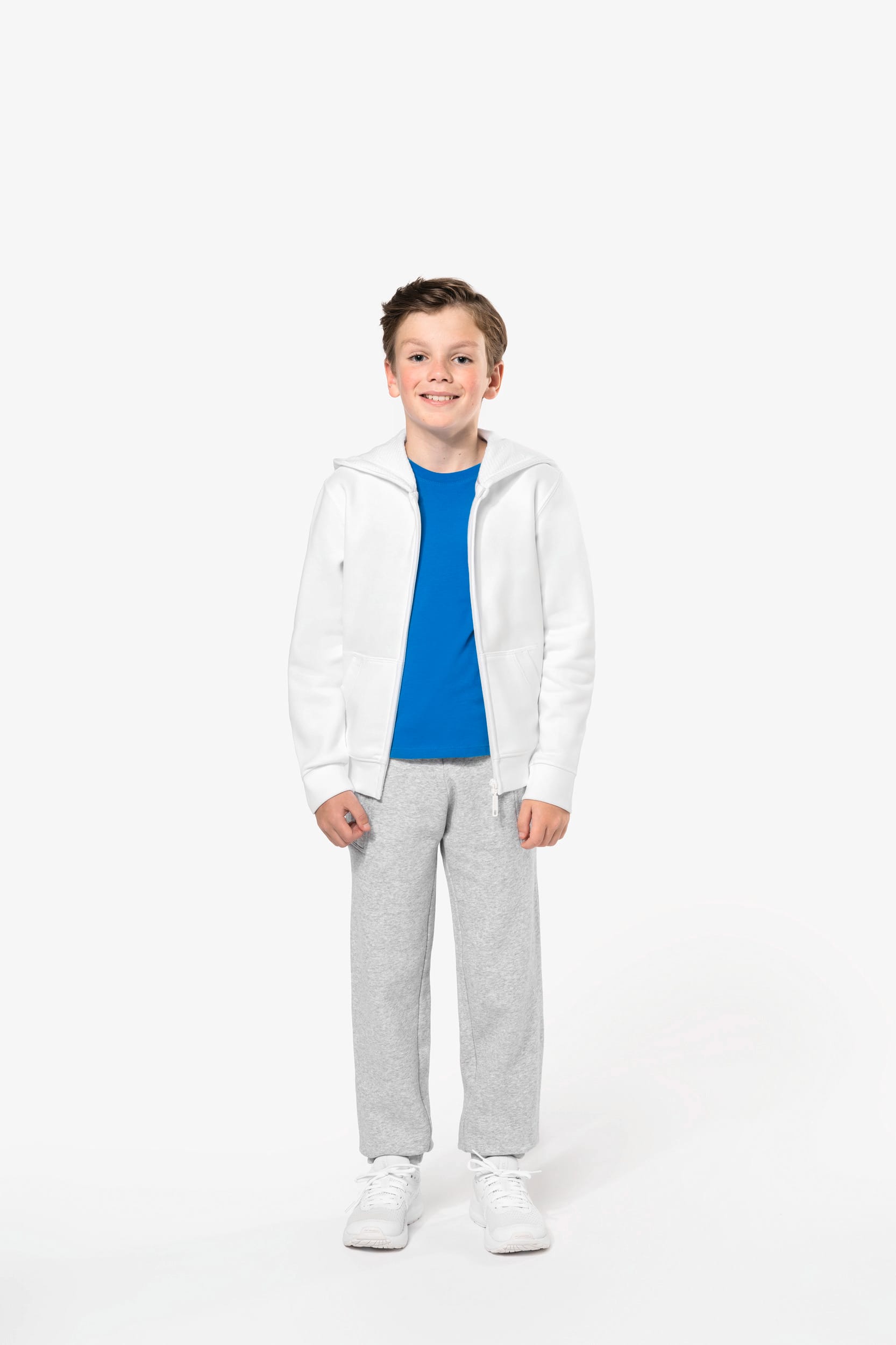 Sweat-shirt capuche zippé enfant