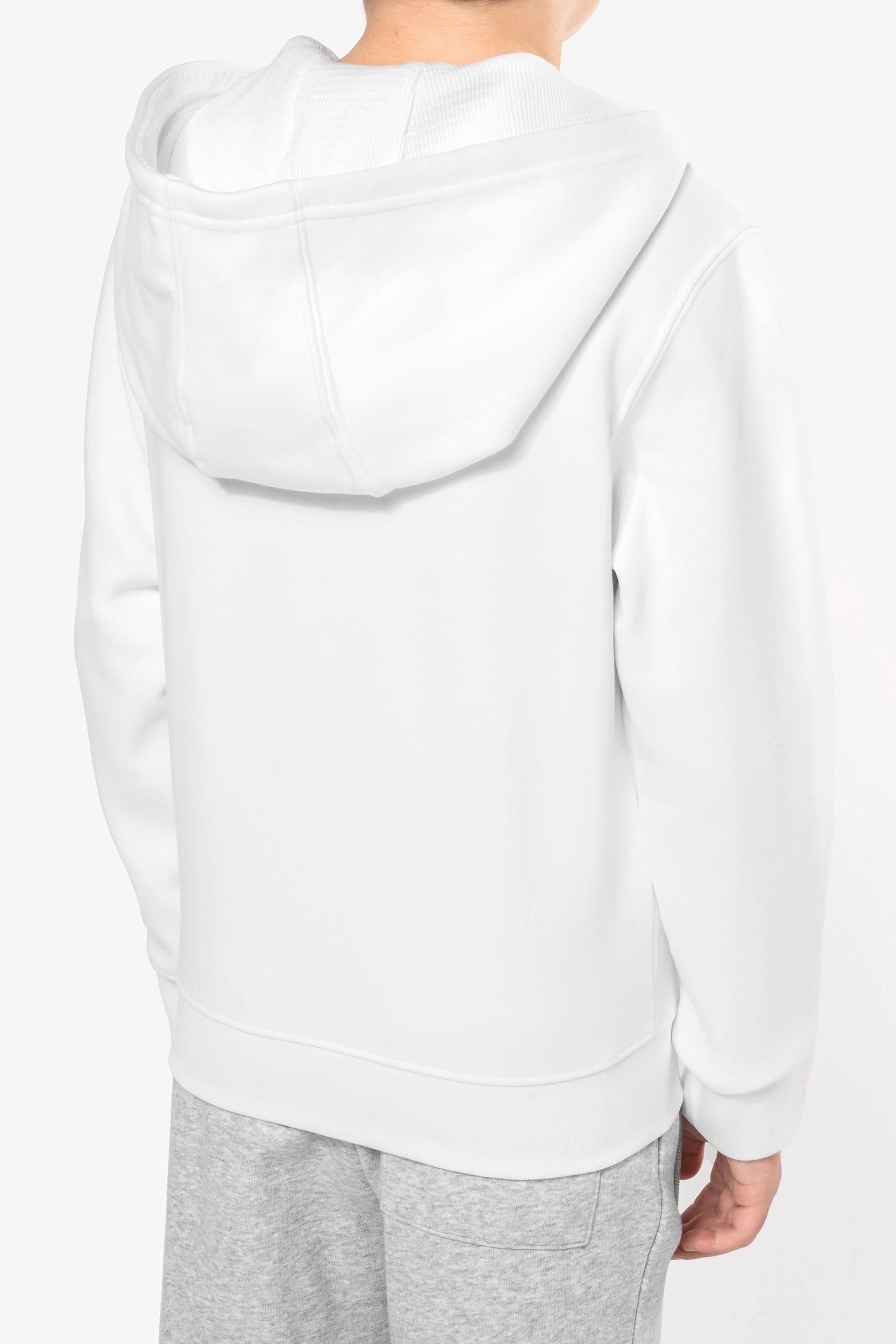 Sweat-shirt capuche zippé enfant