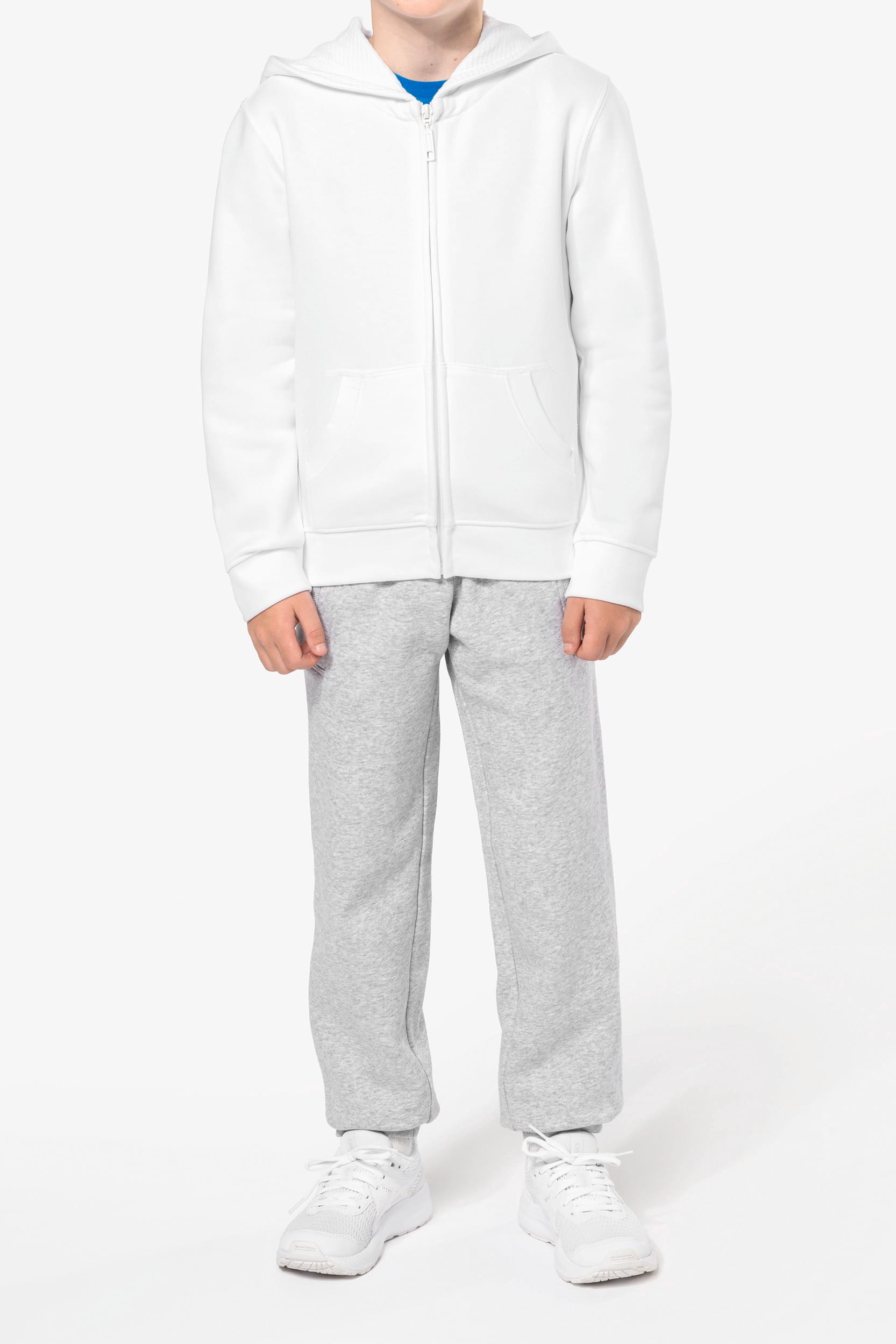 Sweat-shirt capuche zippé enfant