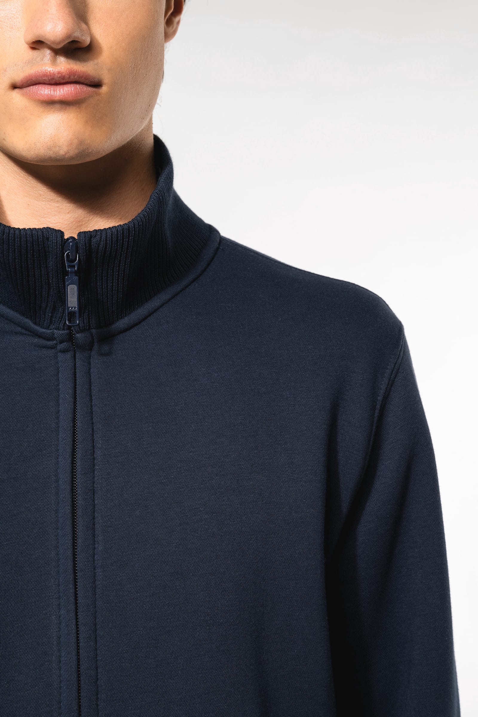 Herensweater met rits