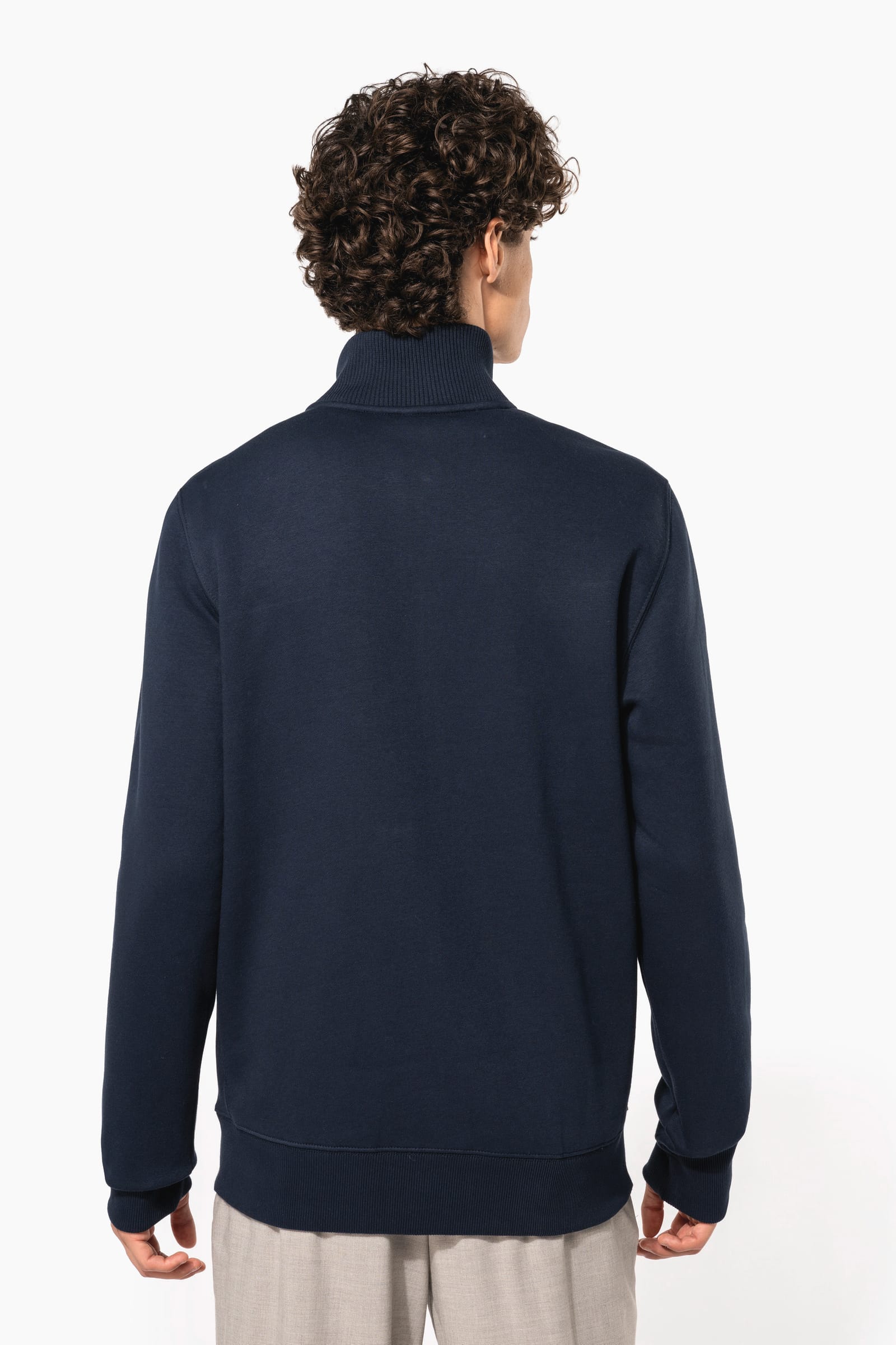 Herensweater met rits