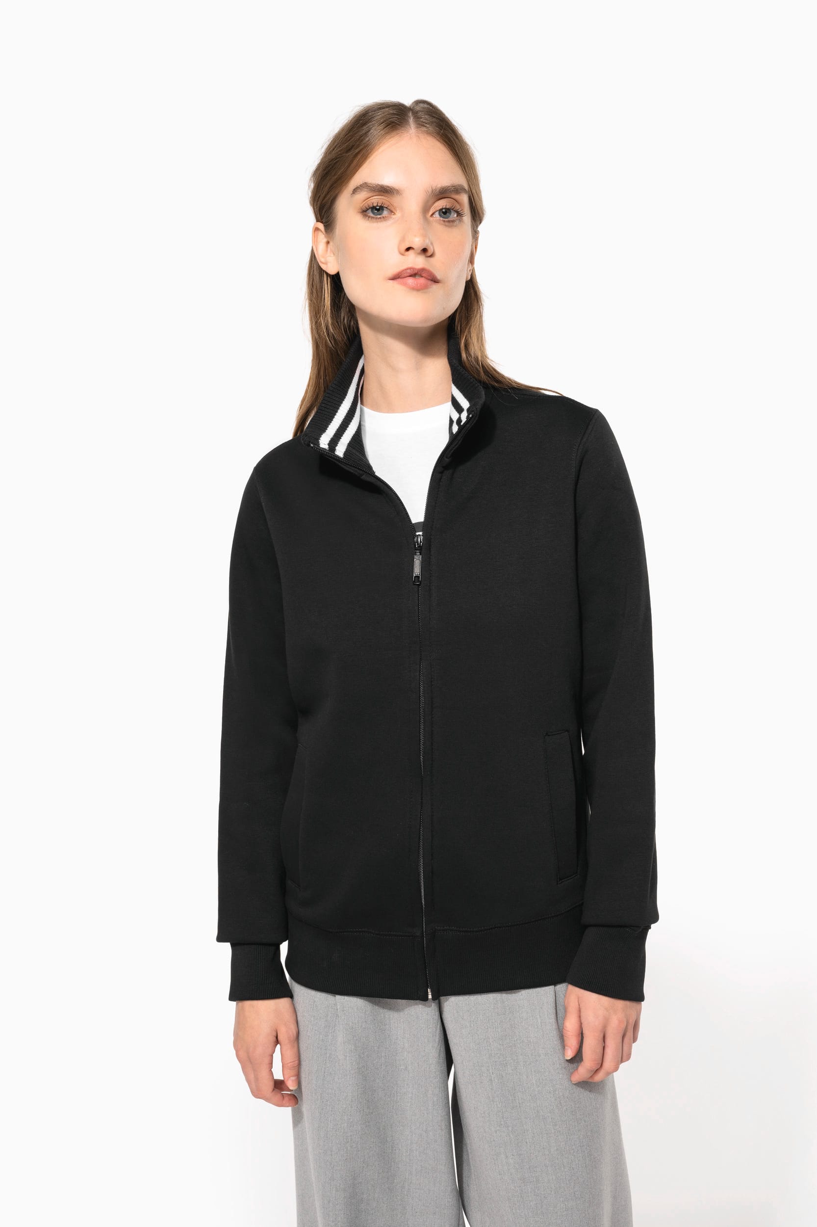 Veste molleton zippée femme - Image 1