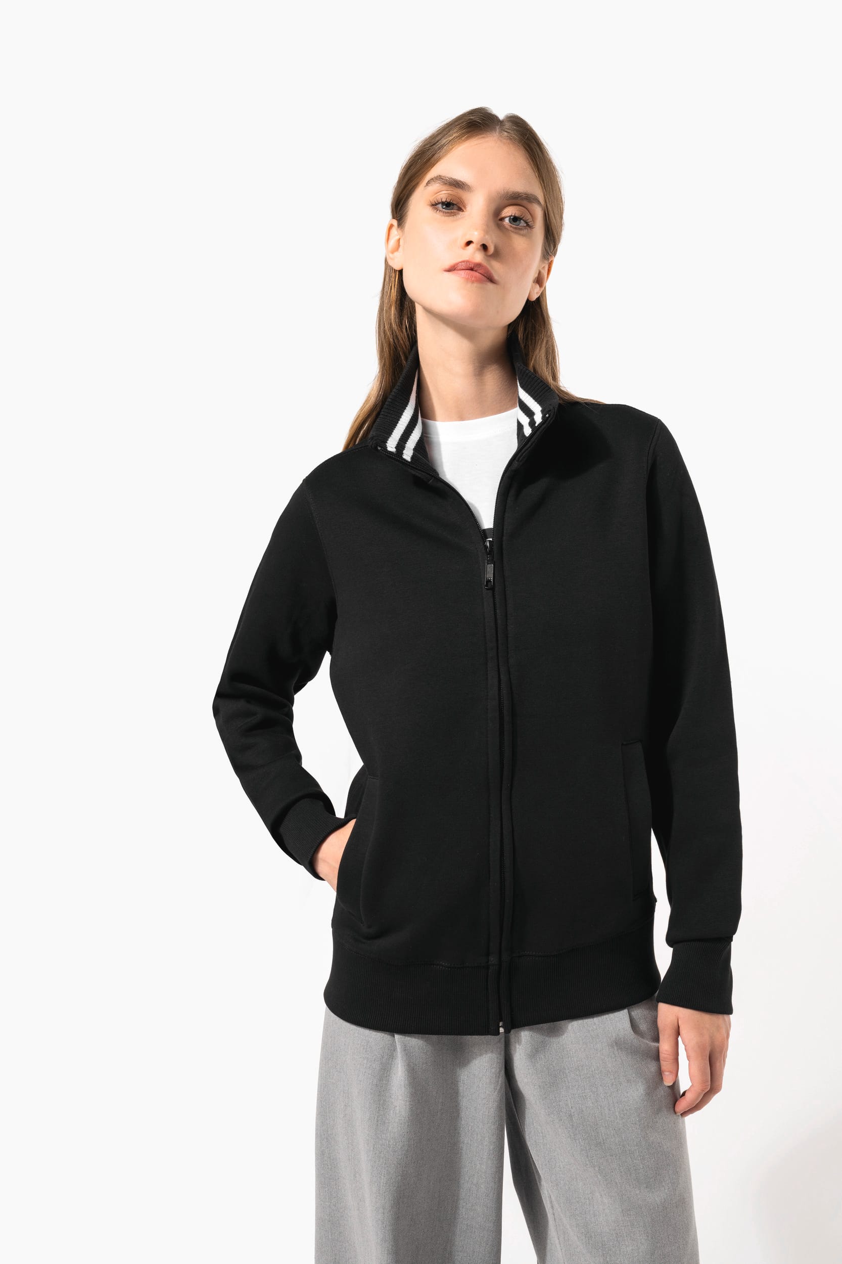 Veste molleton zippée femme - Image 8