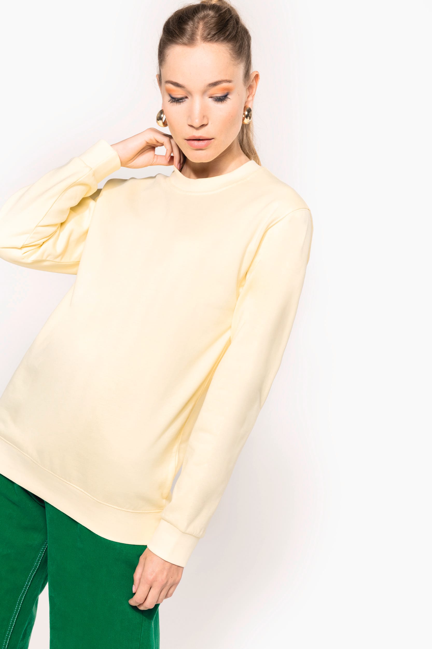 Sweat-shirt col rond unisexe