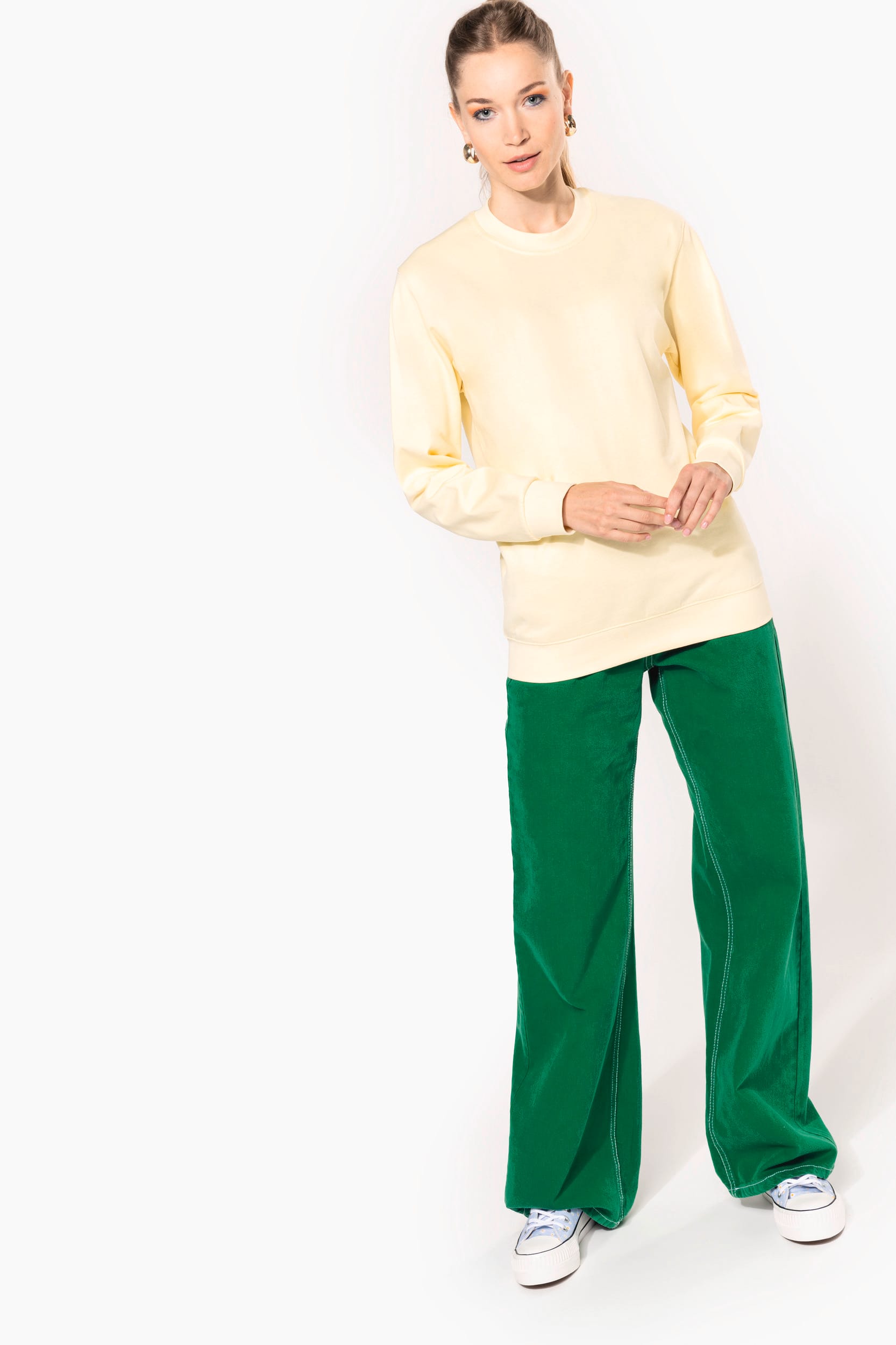 Sweat-shirt col rond unisexe