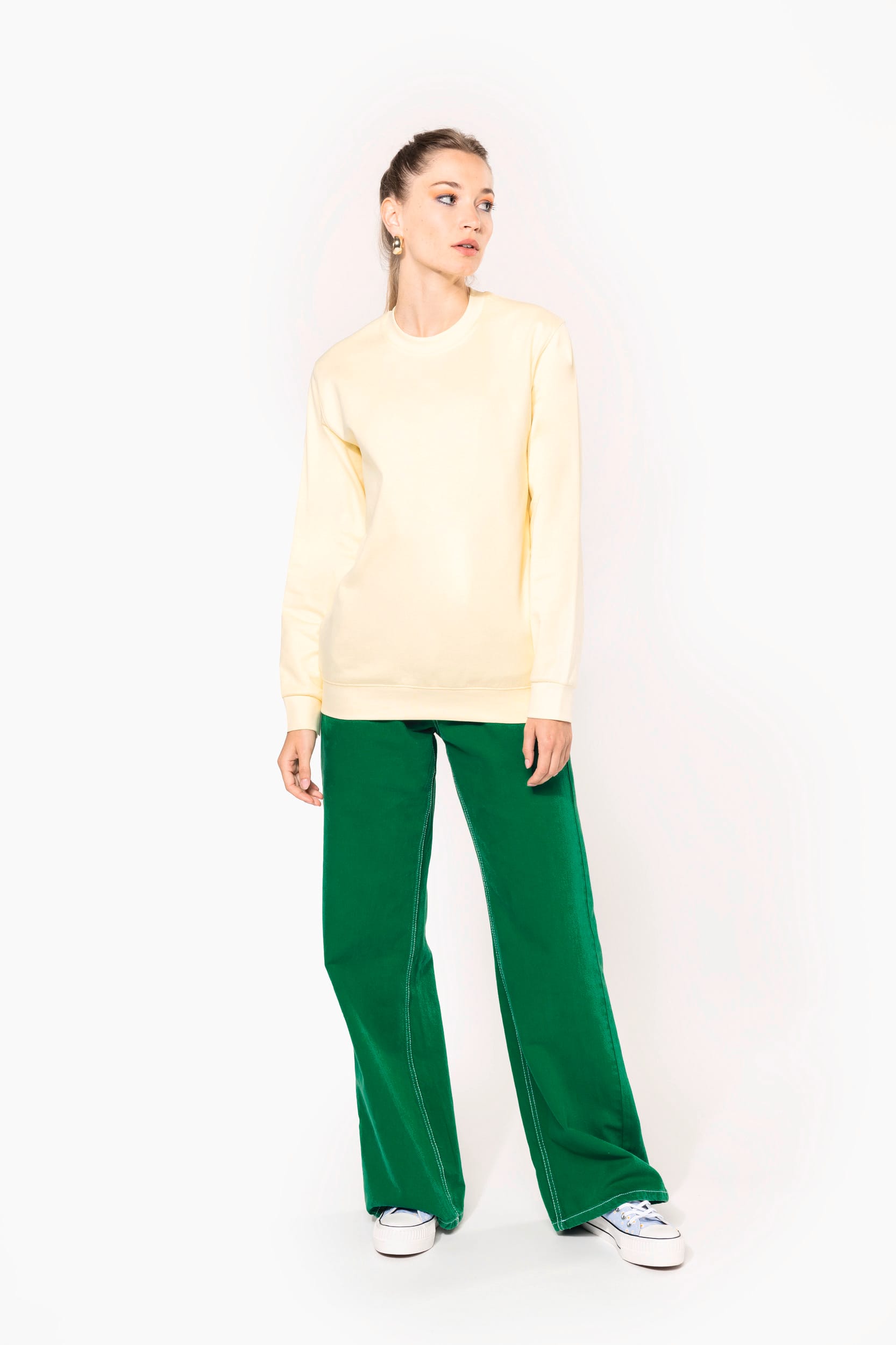 Sweat-shirt col rond unisexe