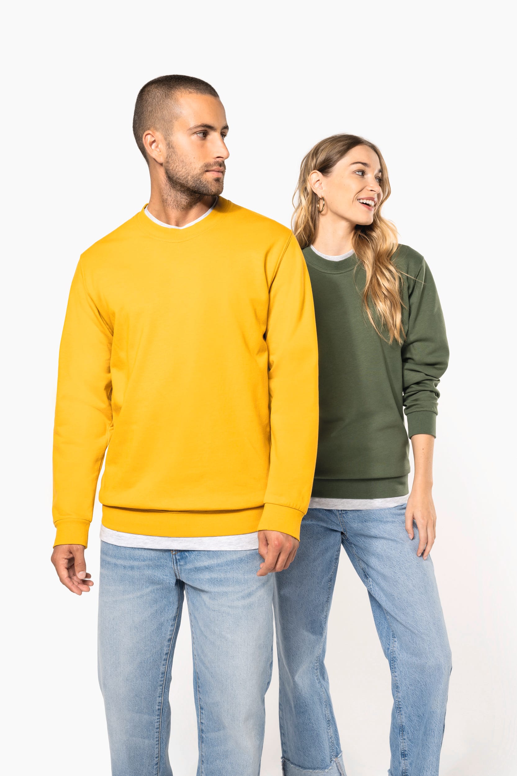 Sweat-shirt col rond unisexe - Image 14