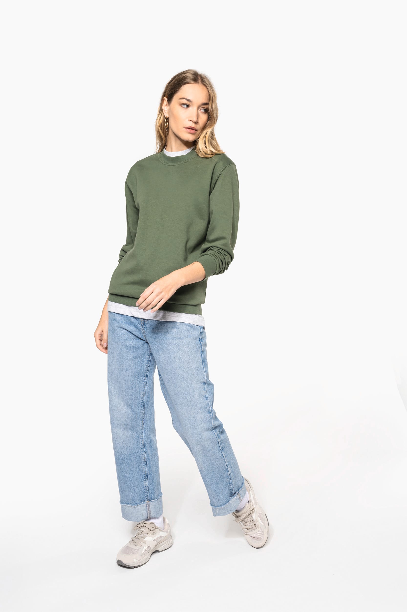 Sweat-shirt col rond unisexe - Image 10