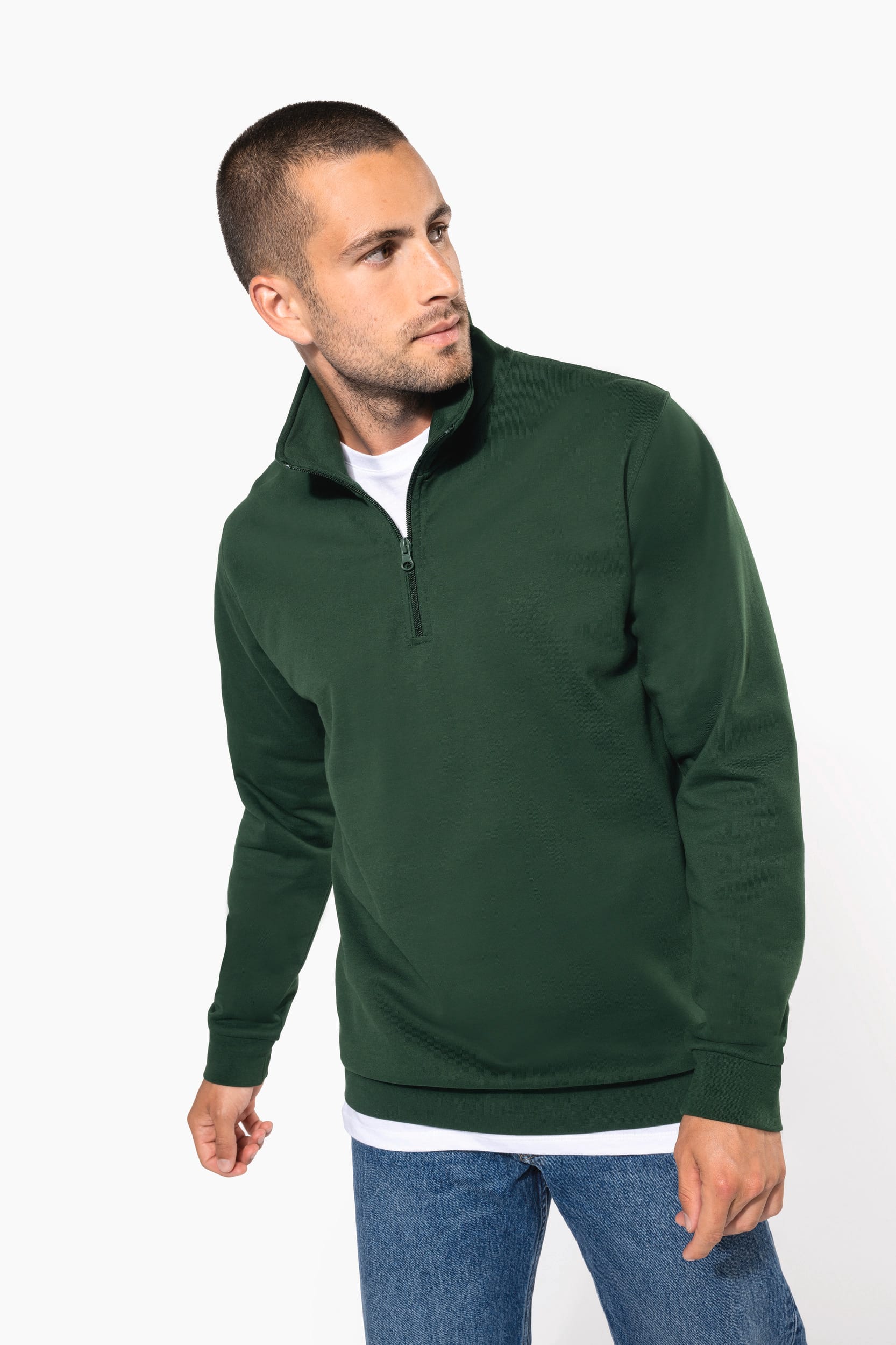Sweat-shirt col zippé homme - Image 5