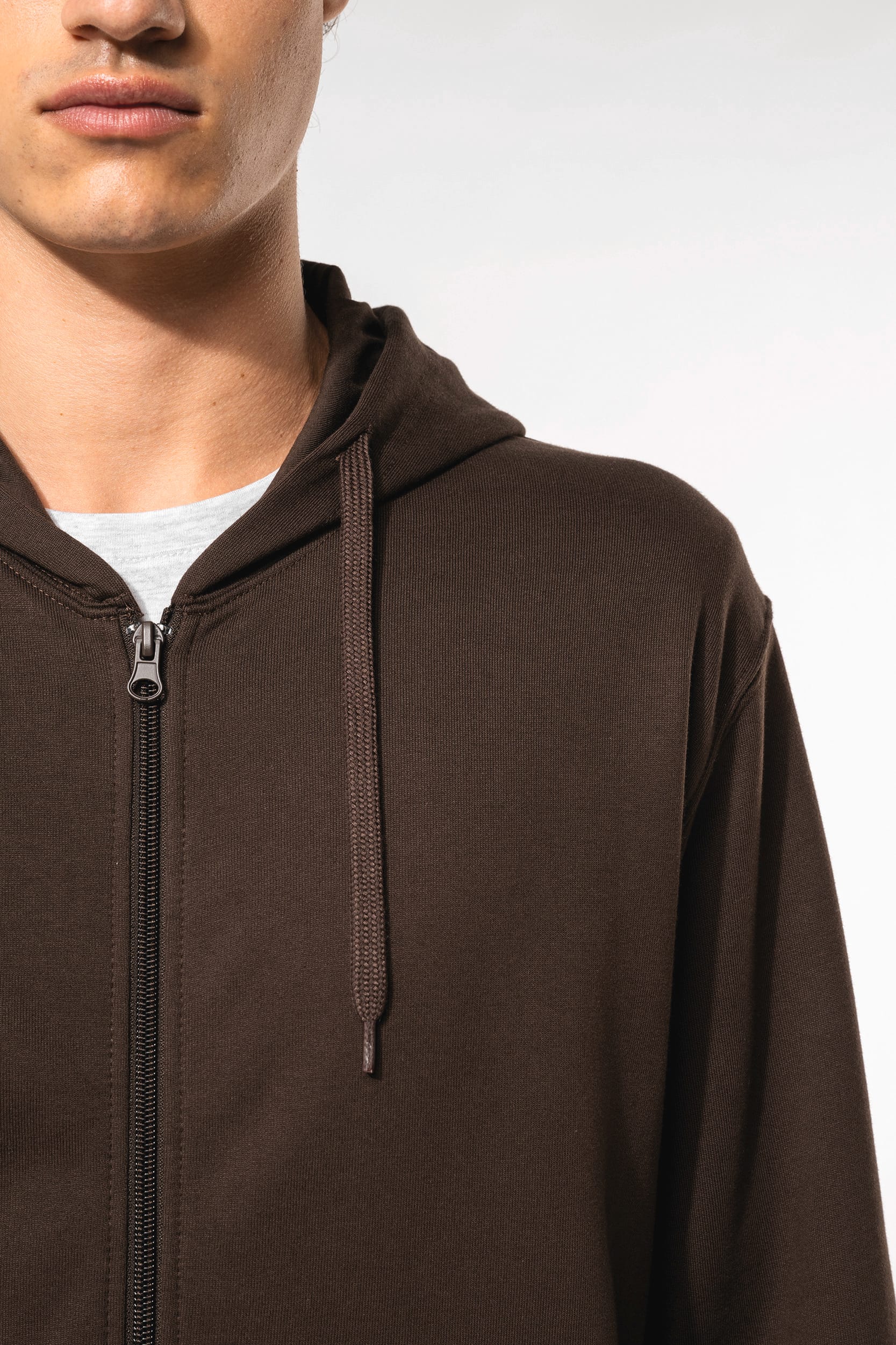 Sweat-shirt zippé capuche unisexe - Image 4