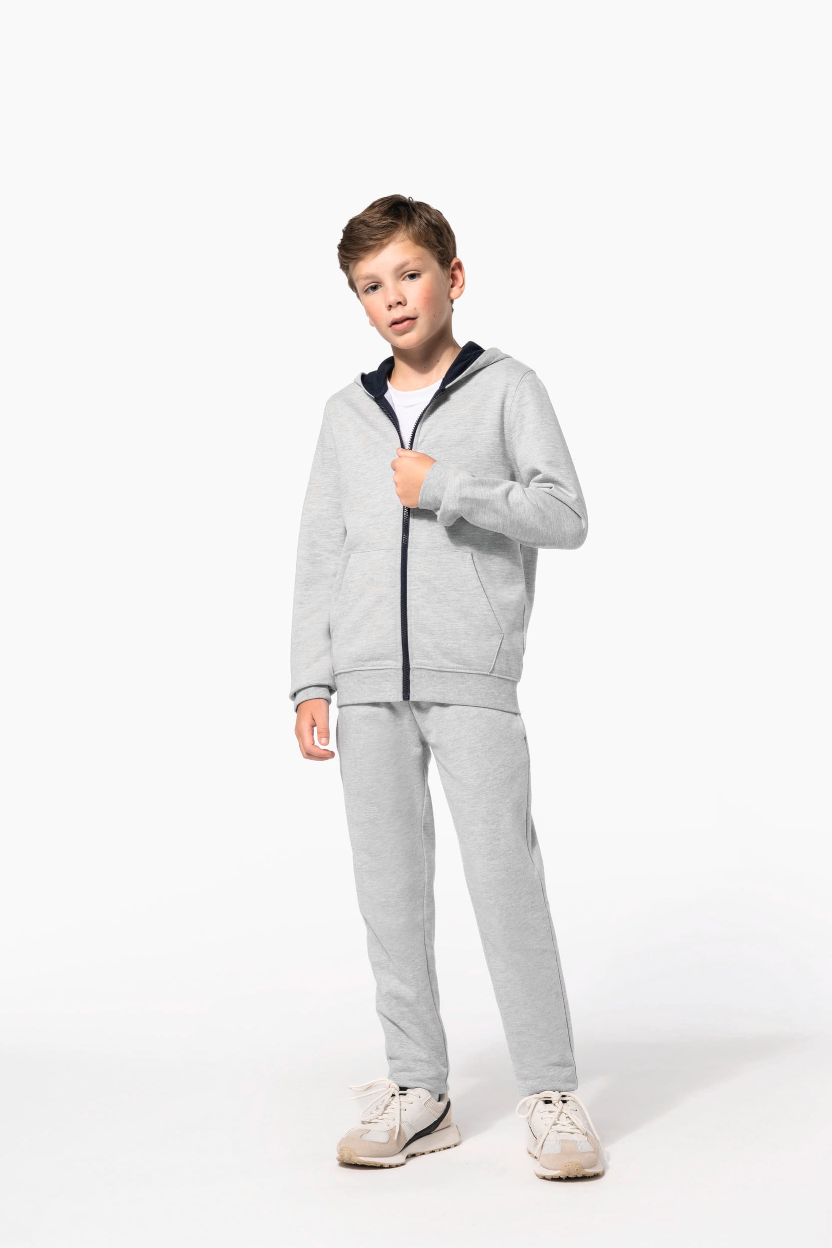 Sweat-shirt zippé capuche enfant