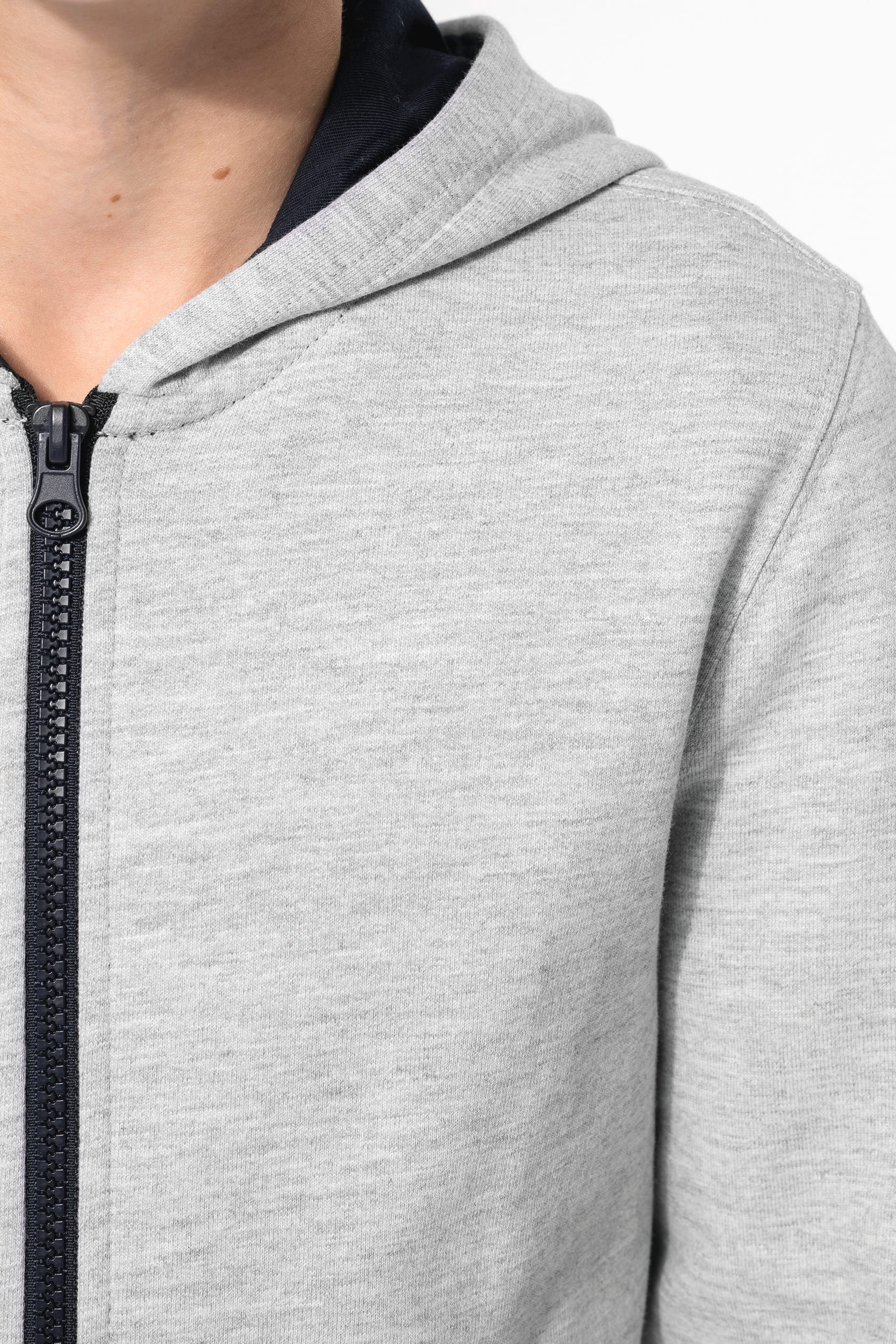 Sweat-shirt zippé capuche enfant