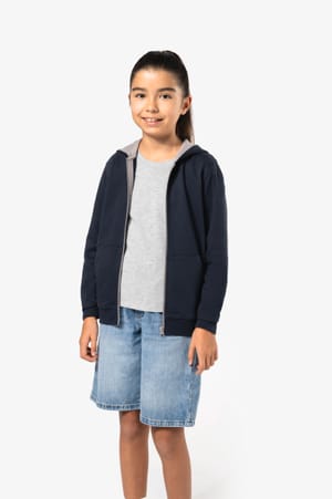 Kindersweatvest met capuchon
