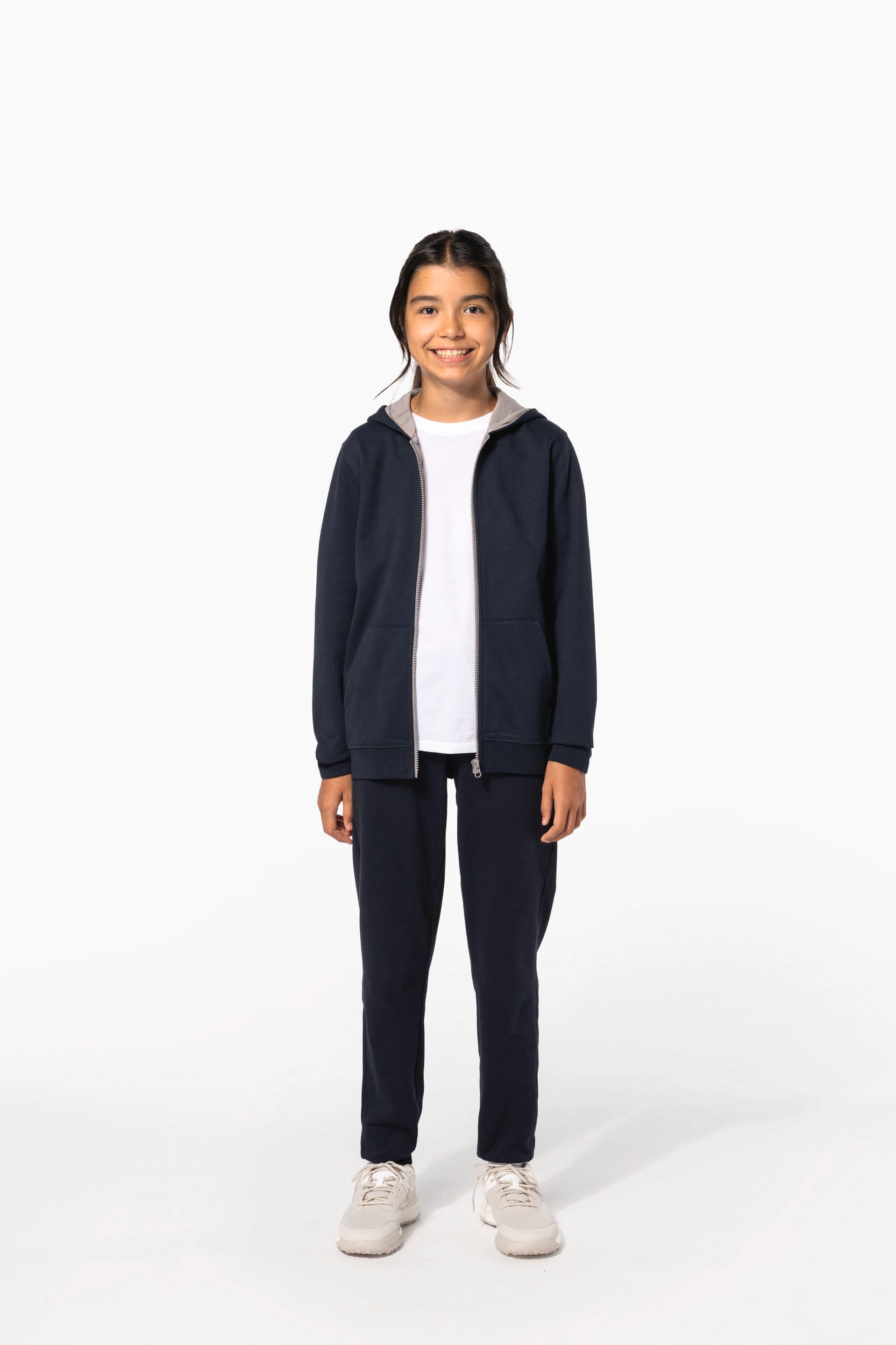 Sweat-shirt zippé capuche enfant