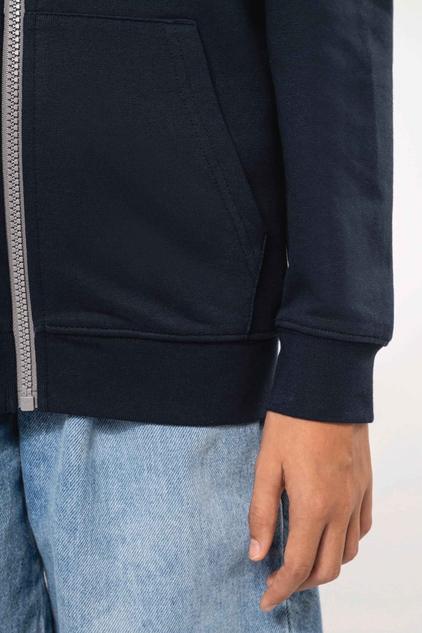 Sweat-shirt zippé capuche enfant - Image 5