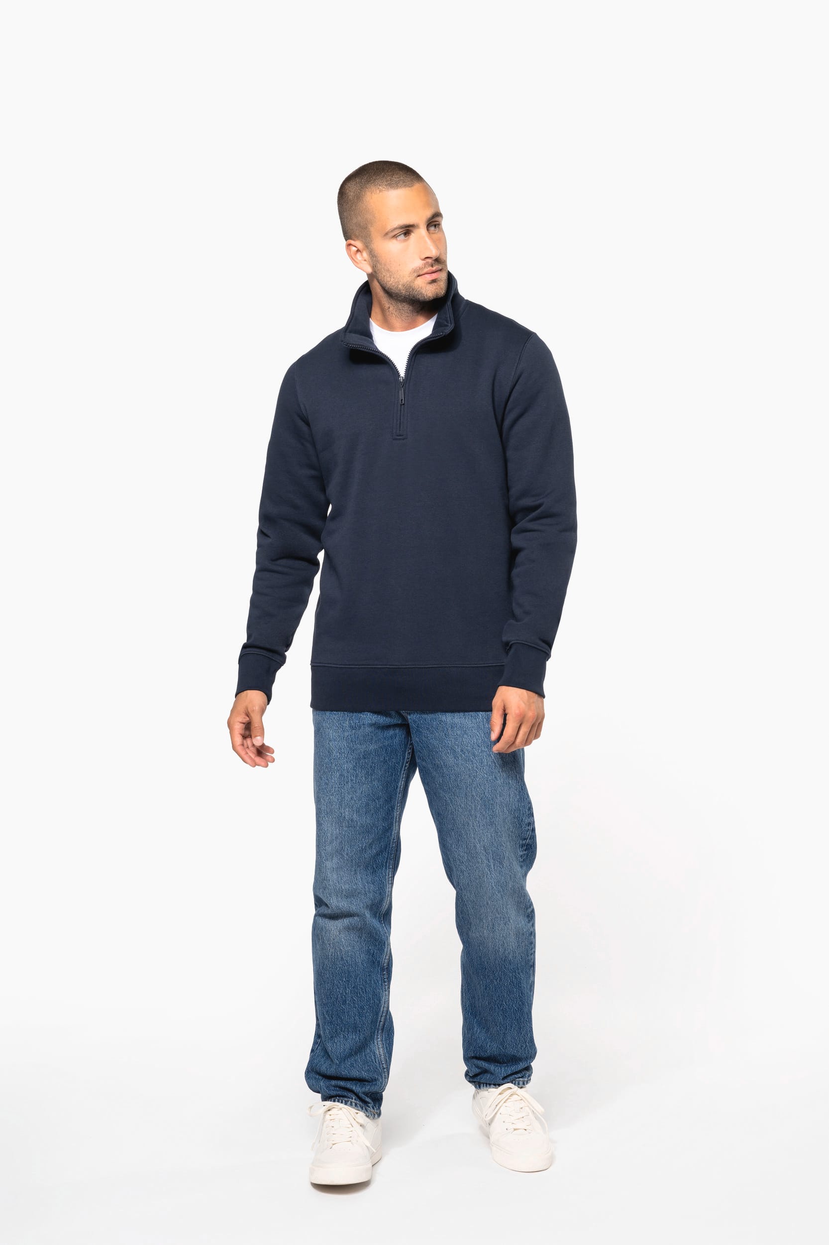 Sweat-shirt col zippé homme - Image 6
