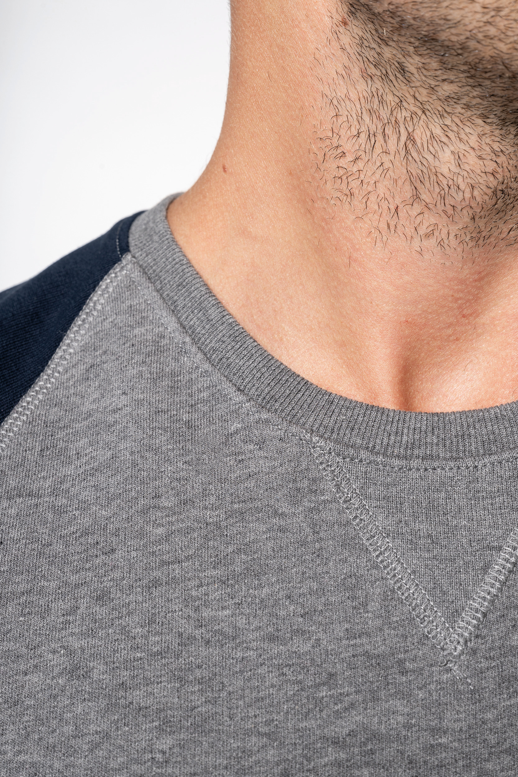 Sweat-shirt Homme Basique Col Rond Manches Longues - Tissu Doux, Slim Fit, Pour Sport, Quotidien, Décontracté