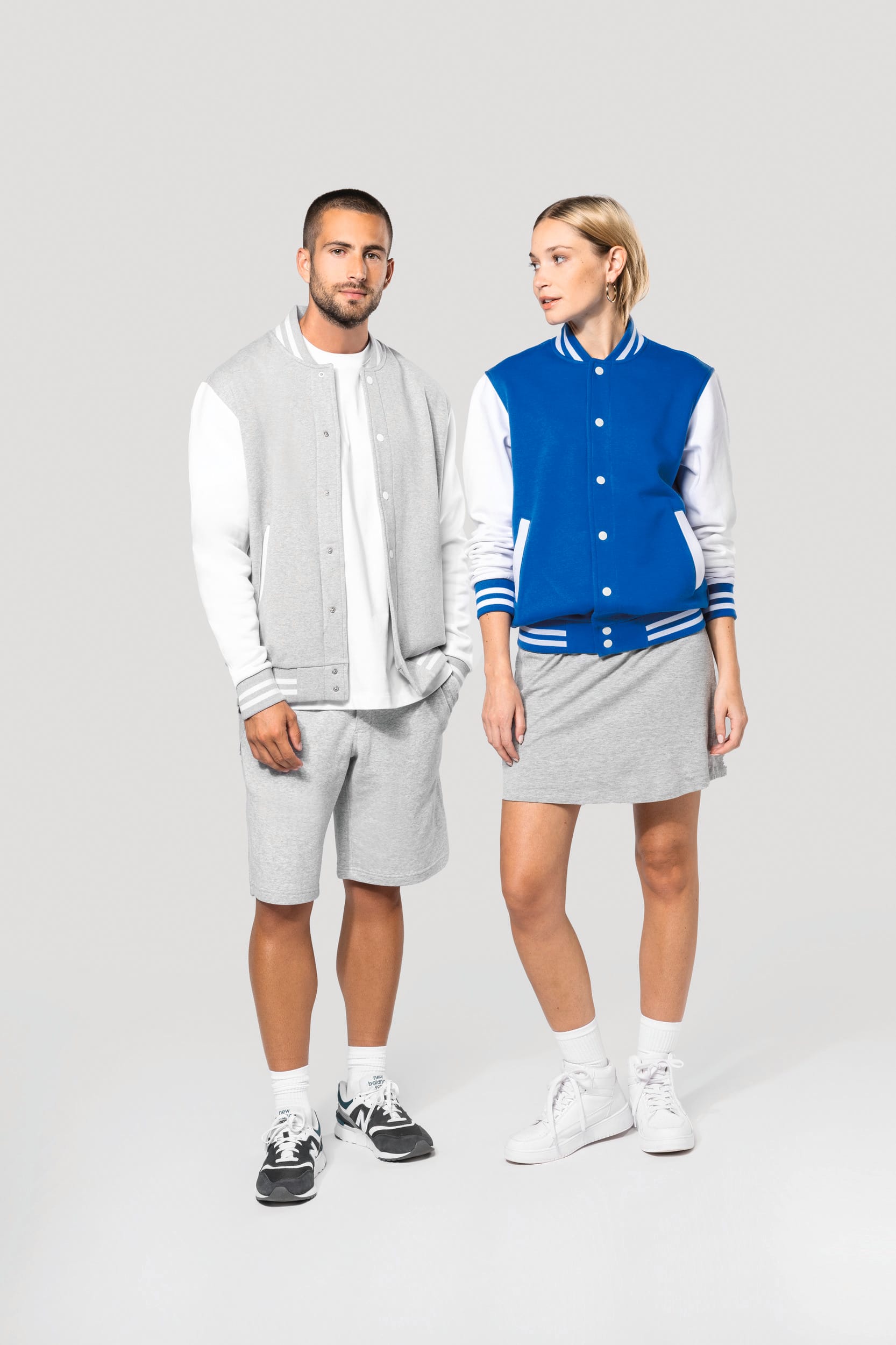 Blouson molleton teddy unisexe