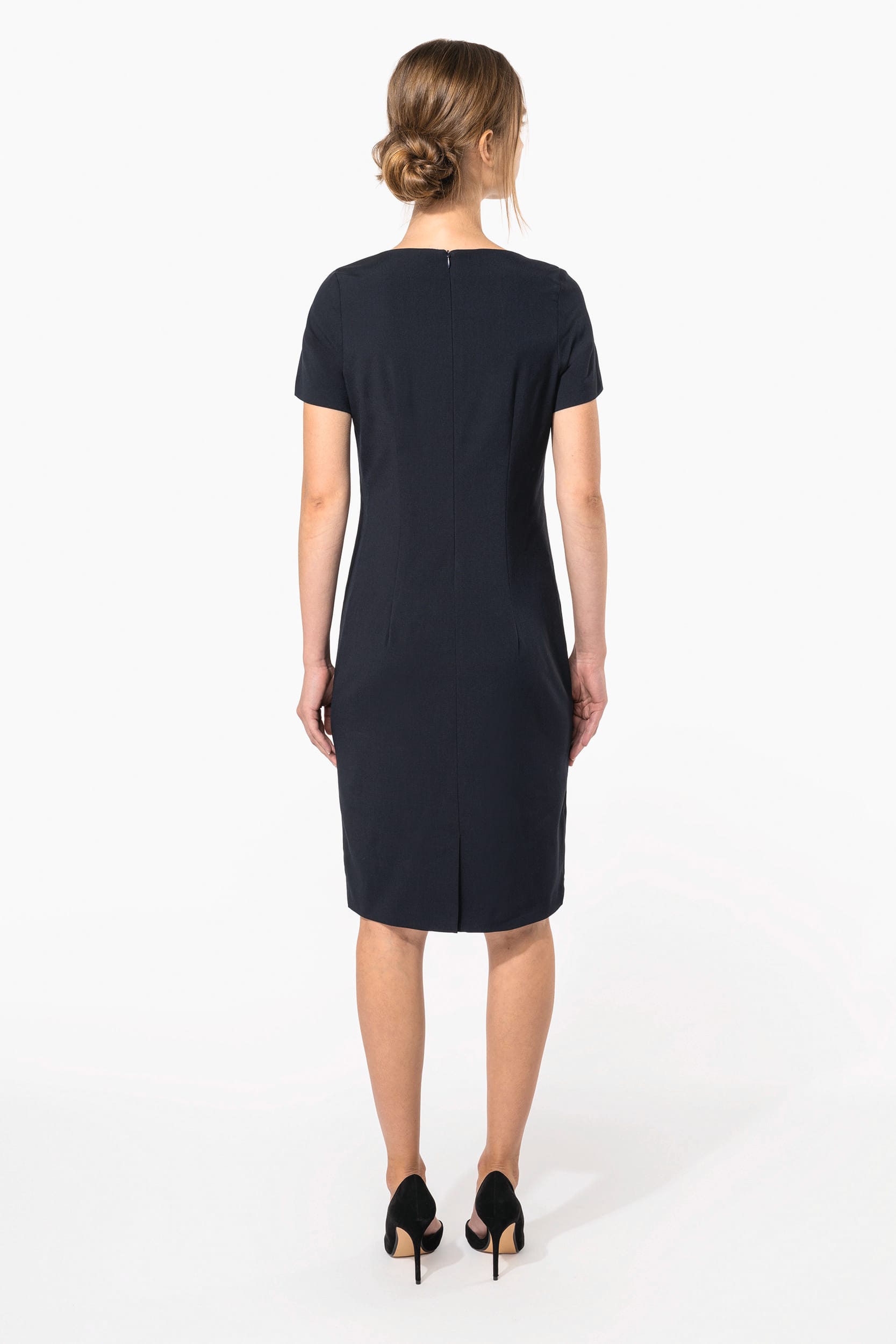 Vestido de manga curta