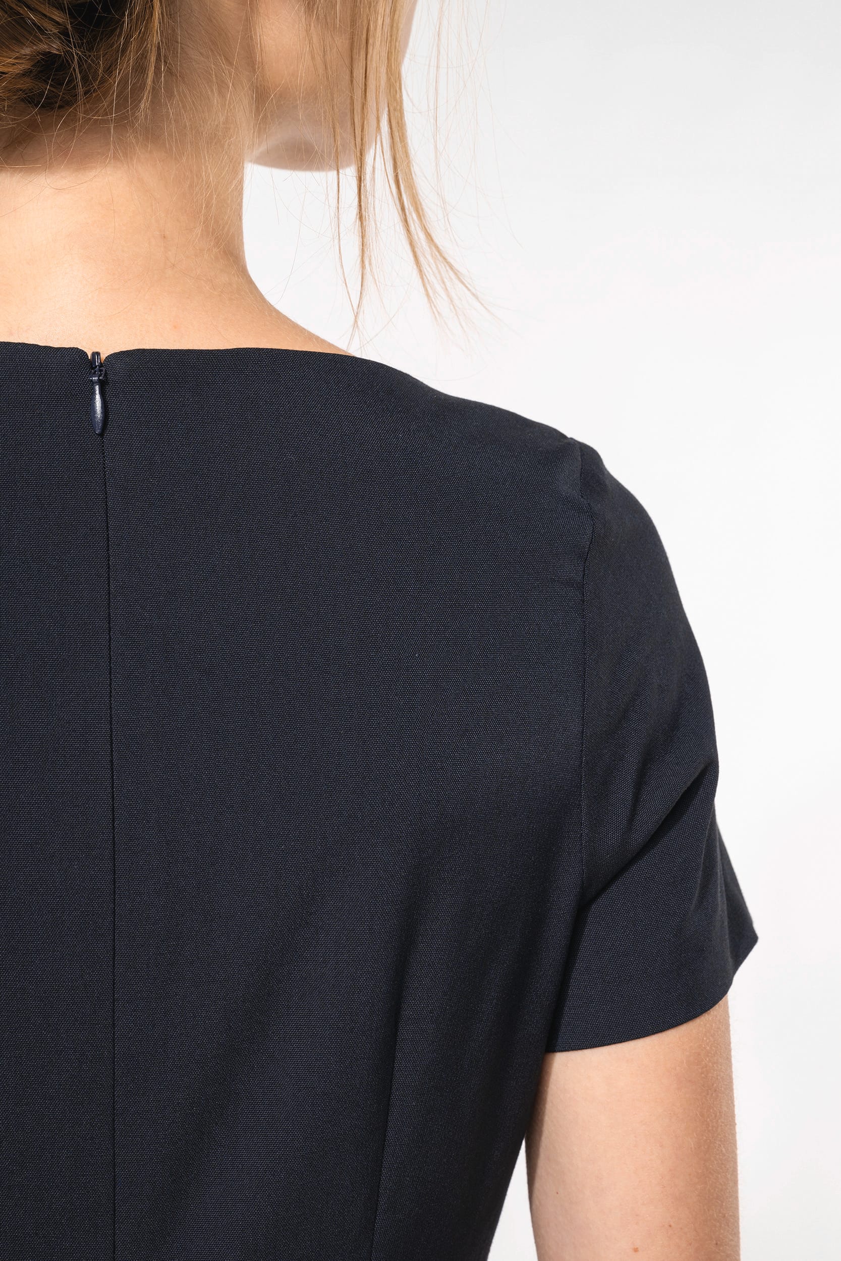 Vestido de manga curta