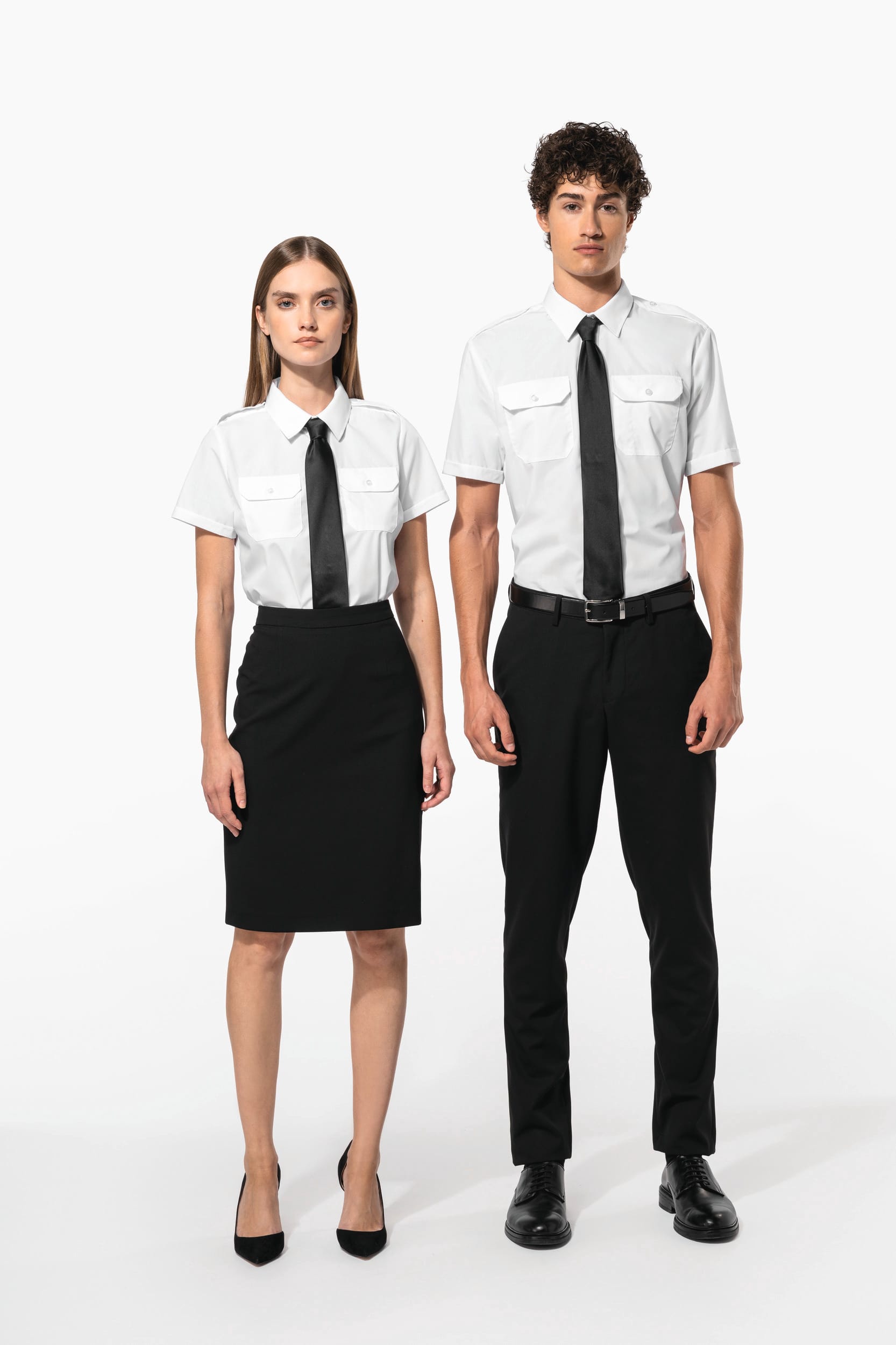 Chemise pilote manches courtes femme - Image 13