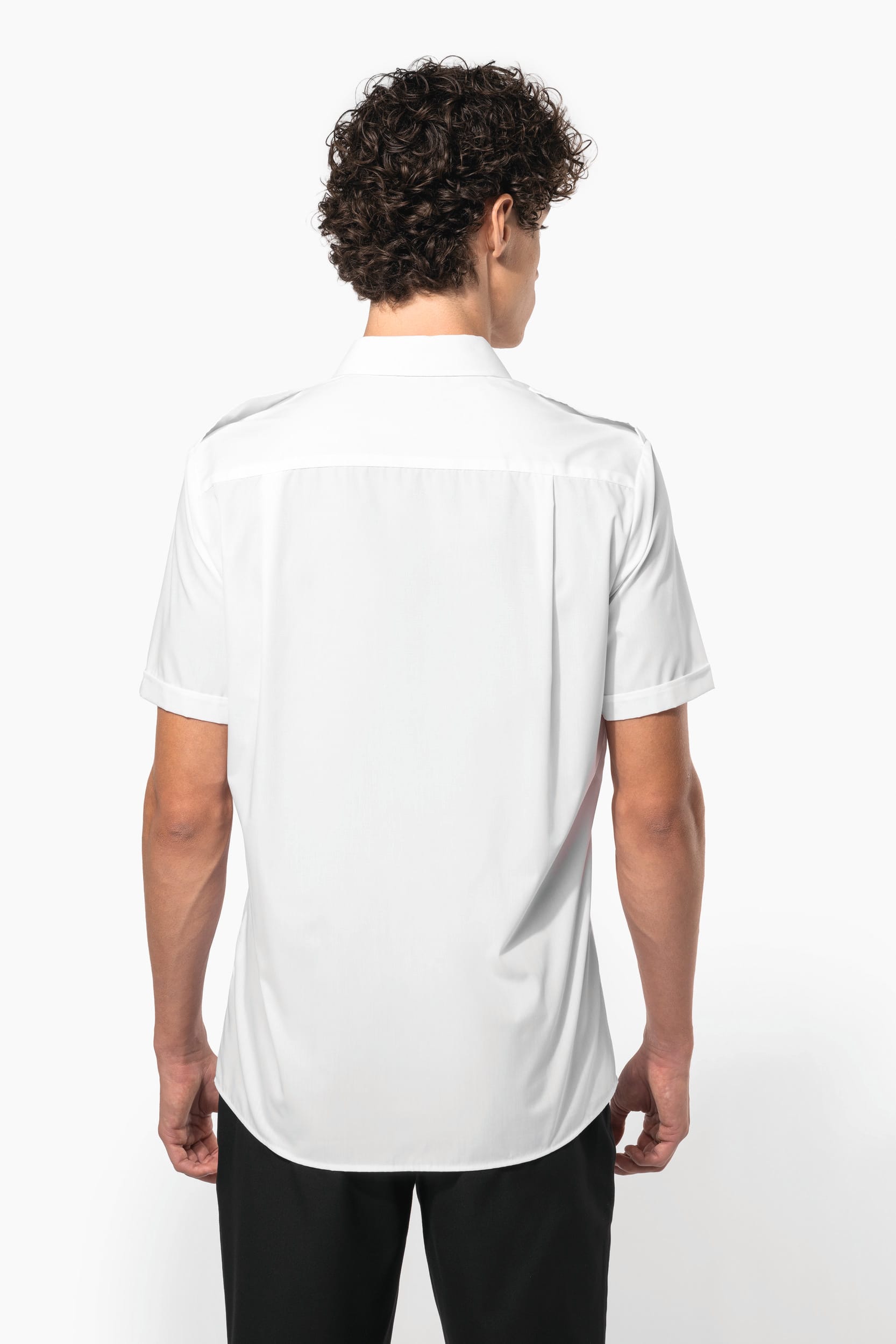 Chemise pilote manches courtes homme - Image 3