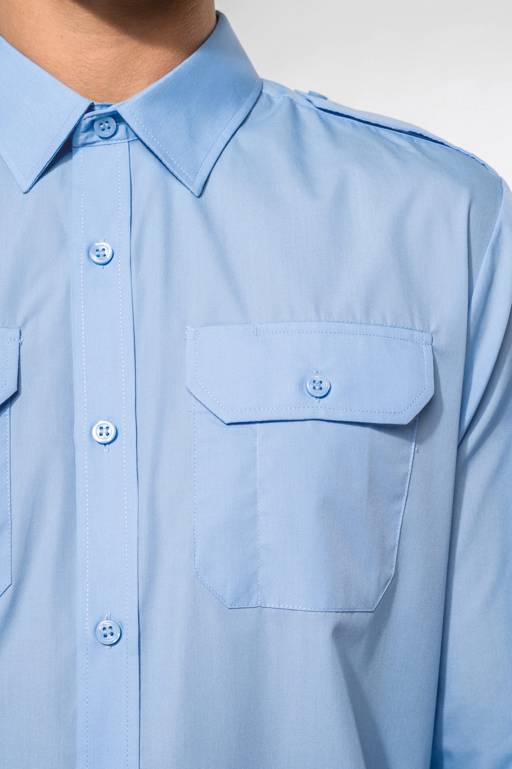 Chemise pilote manches longues homme - Image 6