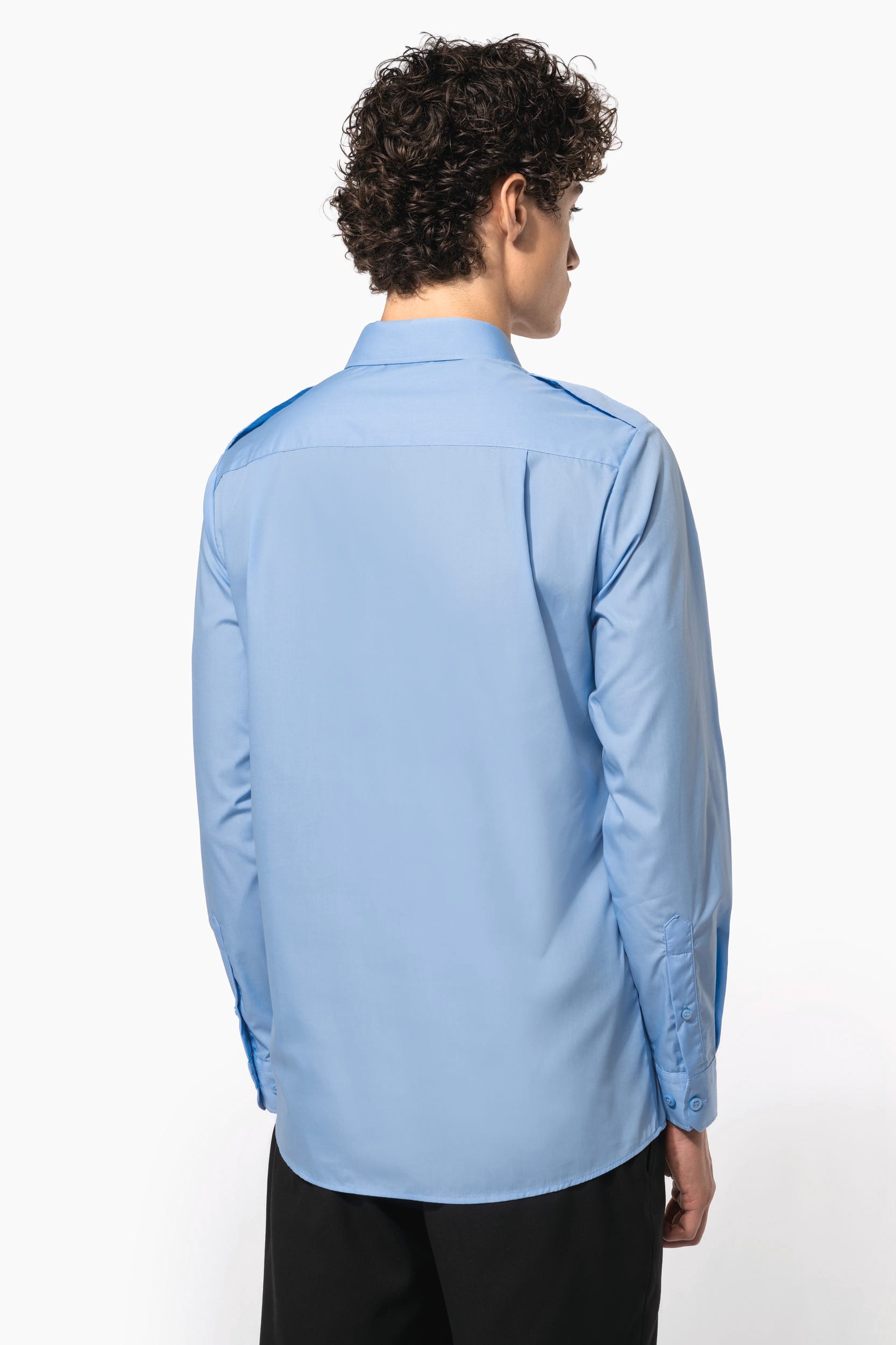 Chemise pilote manches longues homme - Image 2