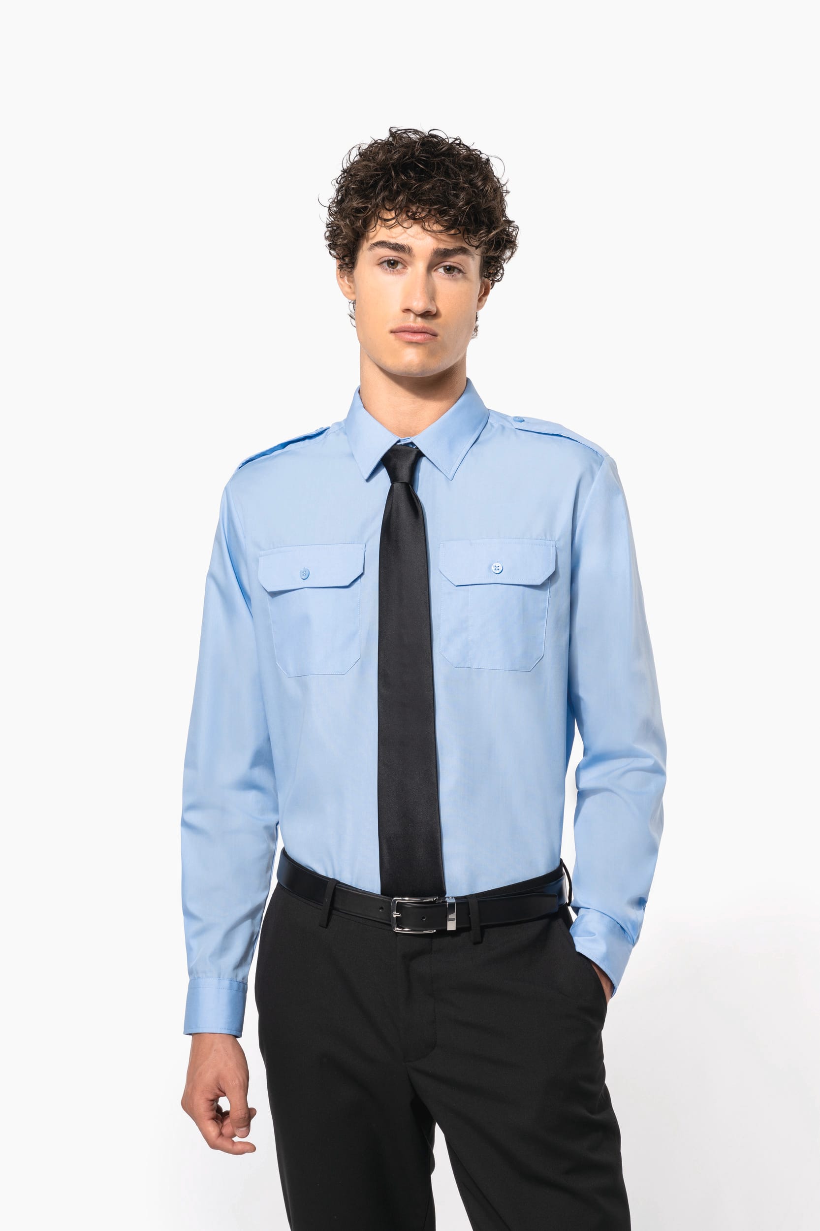 Chemise pilote manches longues homme - Image 7