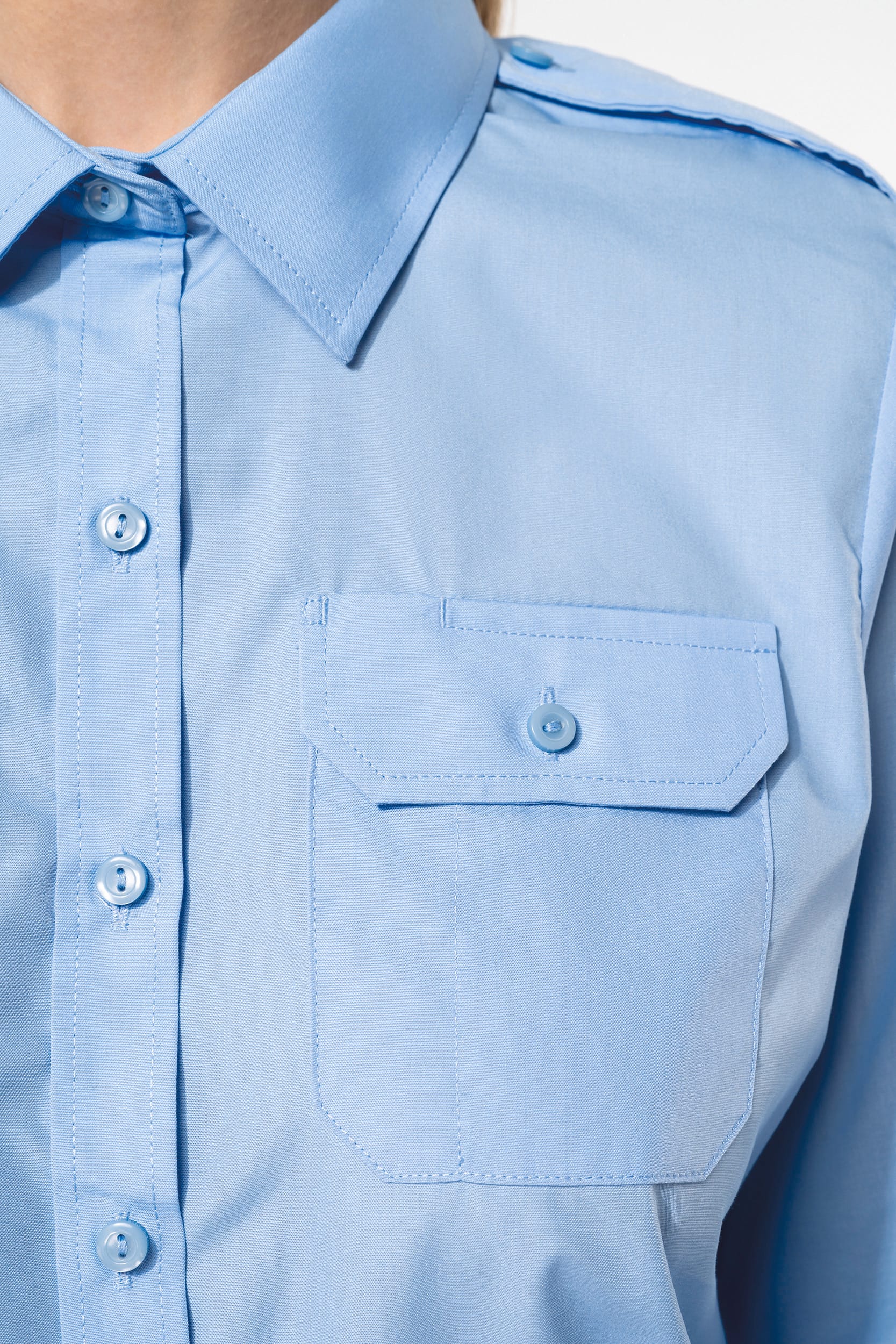 Chemise pilote manches longues femme - Image 6