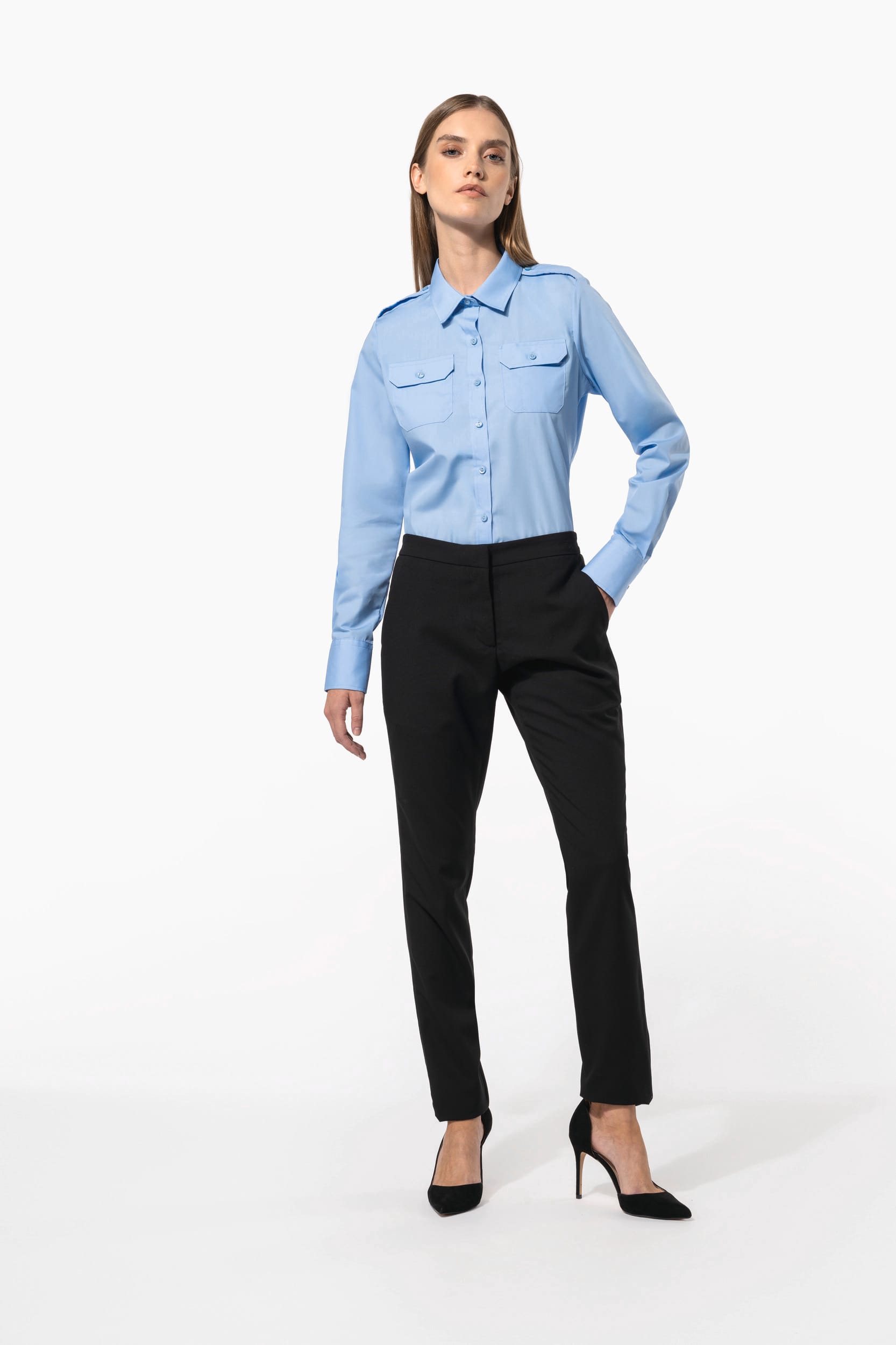 Chemise pilote manches longues femme - Image 10