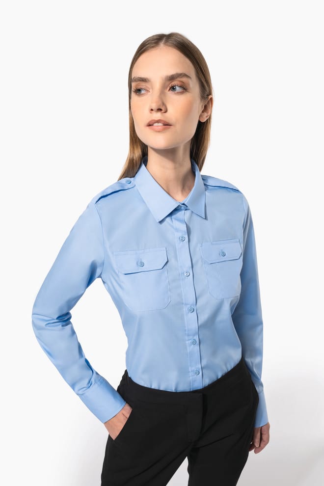Ladies’ long-sleeved pilot shirt