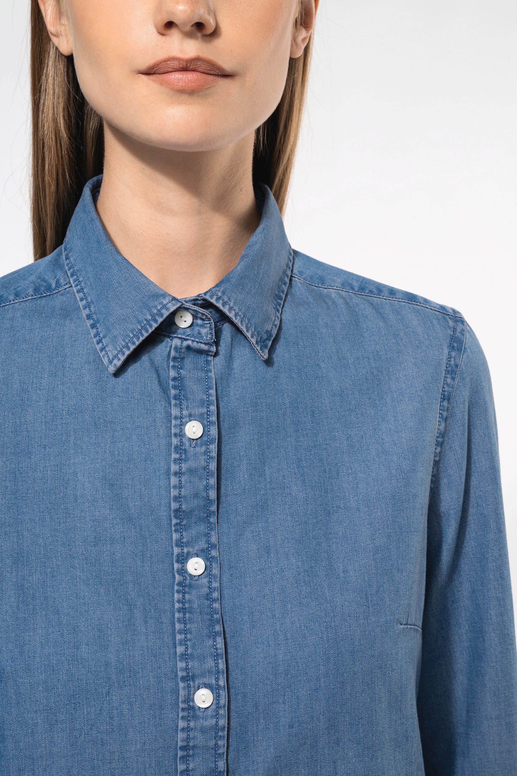 Chemise denim femme - Image 4