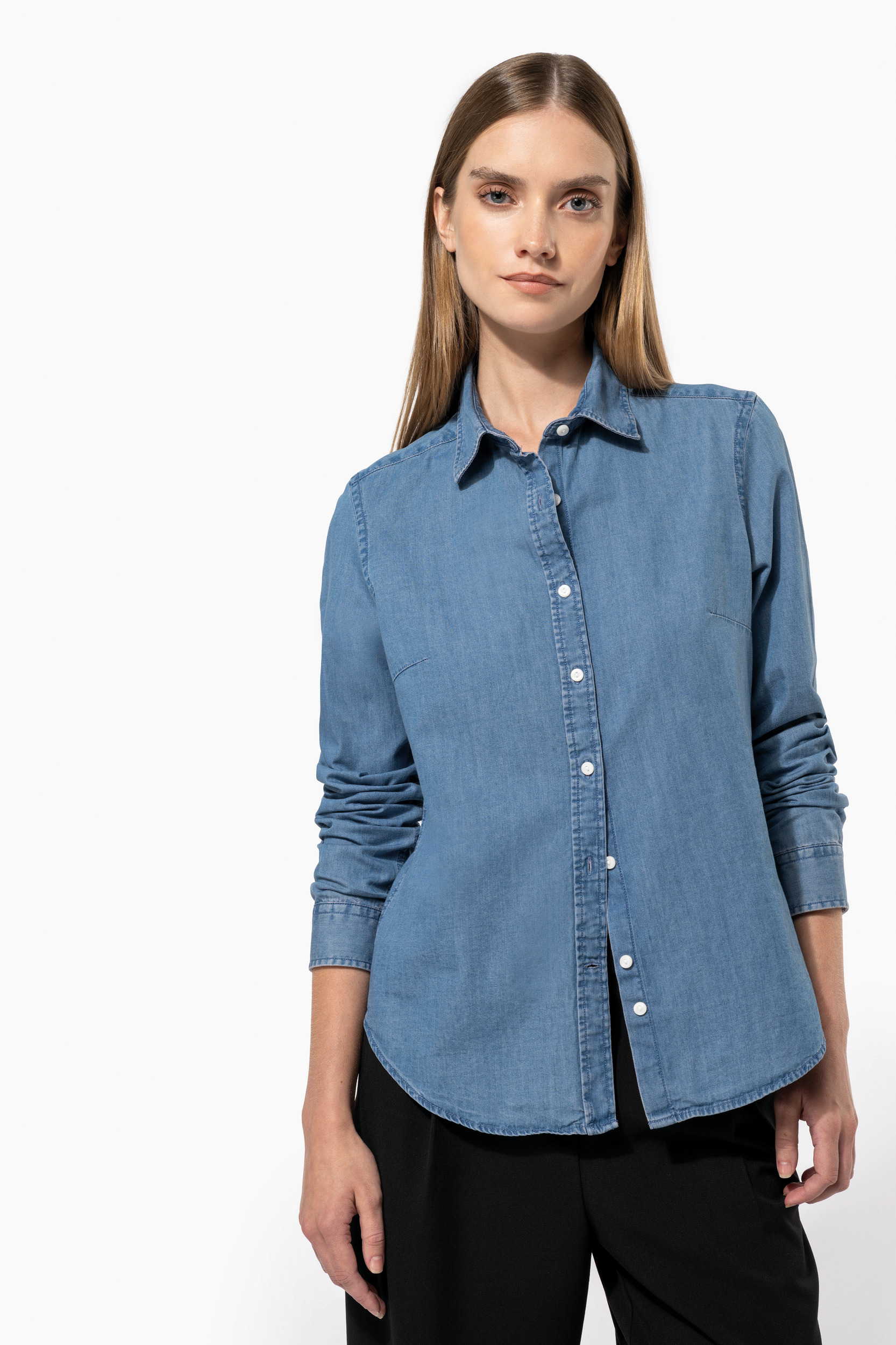 Damesblouse Denim