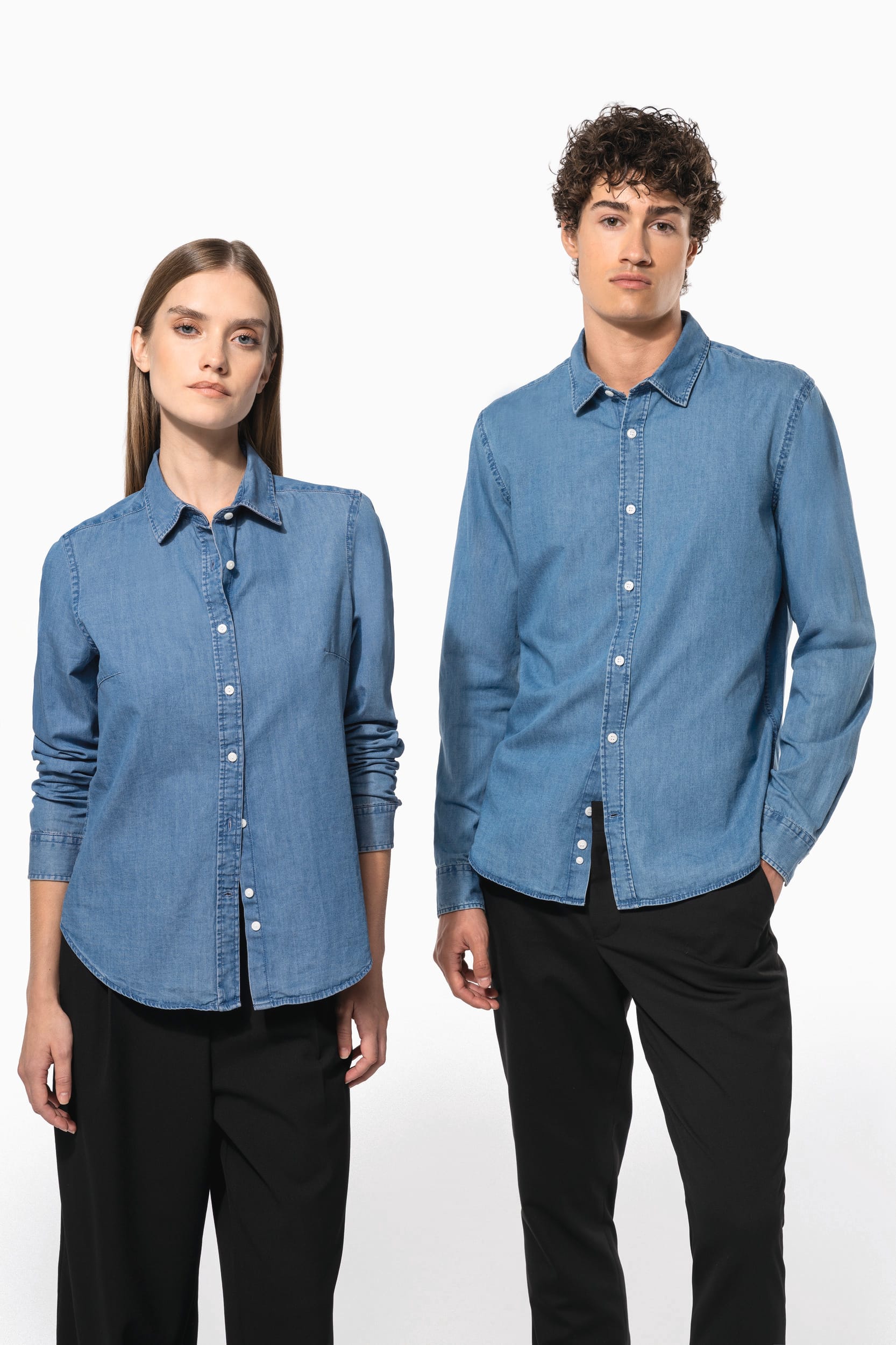 Comycom Jeans Uomo A Zampa - Dirty Light Blue - Vestibilità Hippie Anni '70