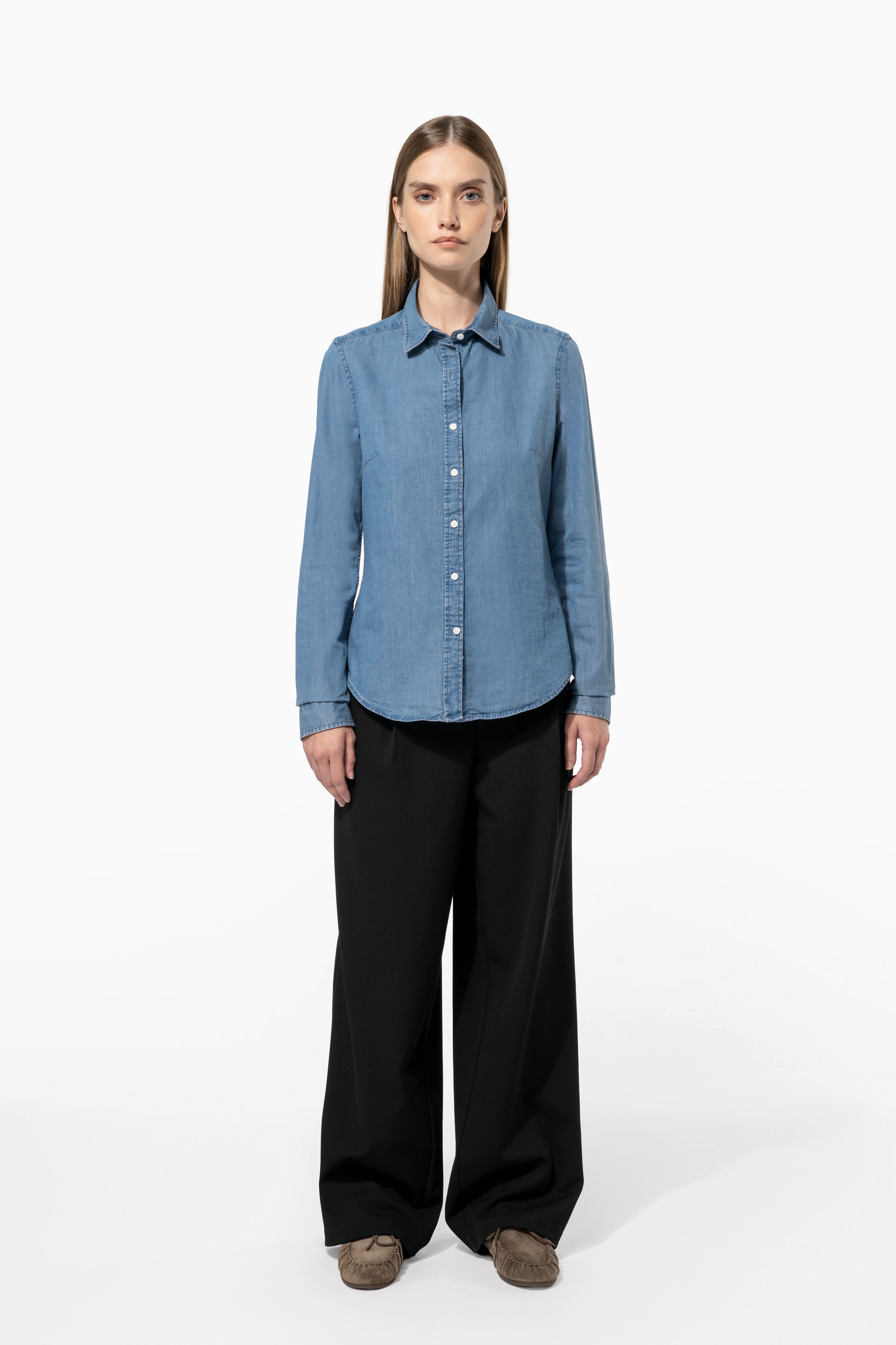 Damesblouse Denim