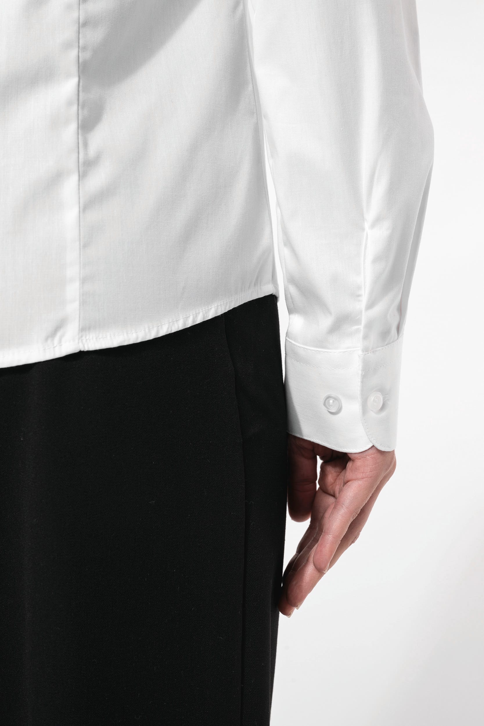 Chemise popeline manches longues femme - Image 5