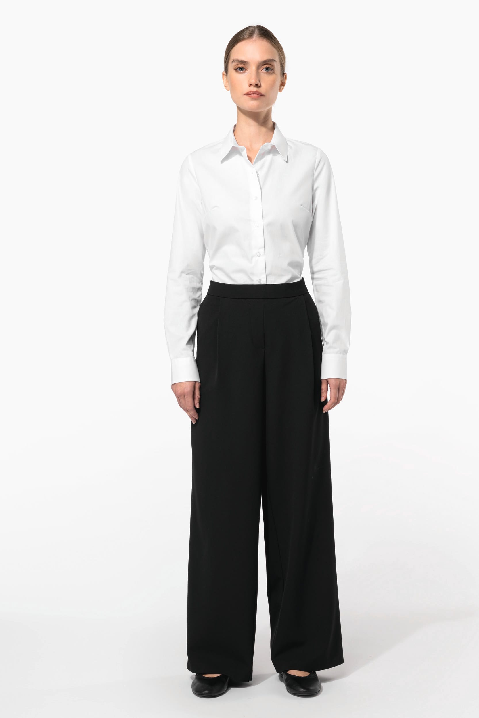 Chemise popeline manches longues femme - Image 7