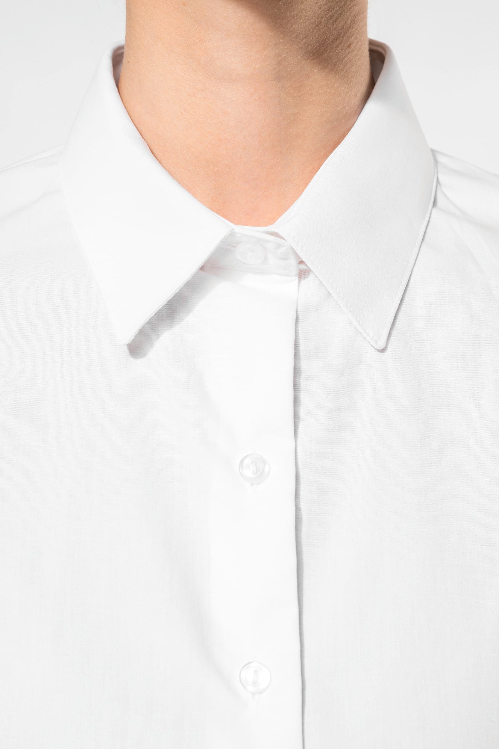 Chemise popeline manches longues femme - Image 4