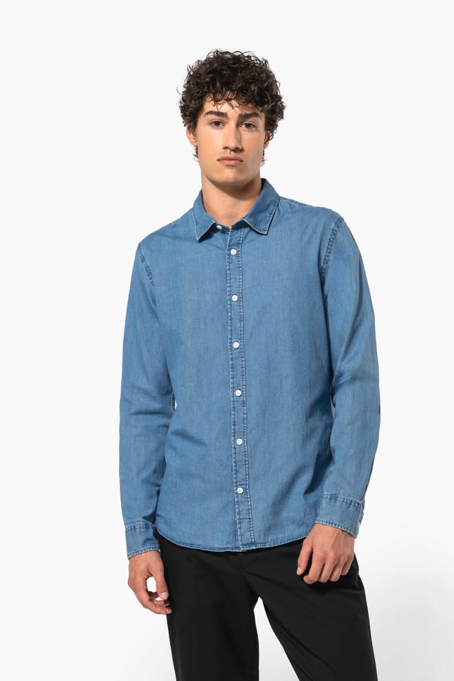 Herenoverhemd Denim