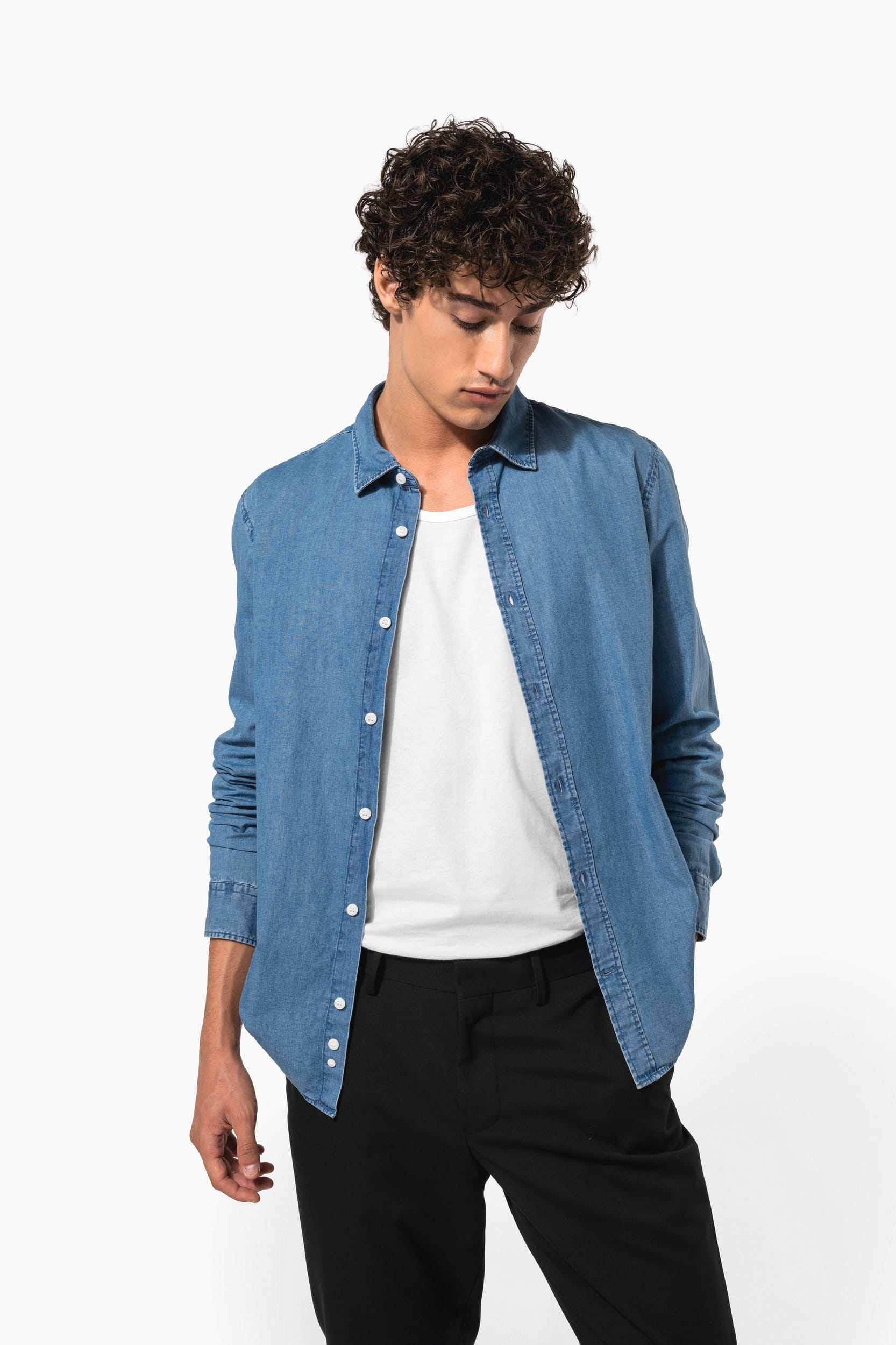 Chemise denim homme - Image 13