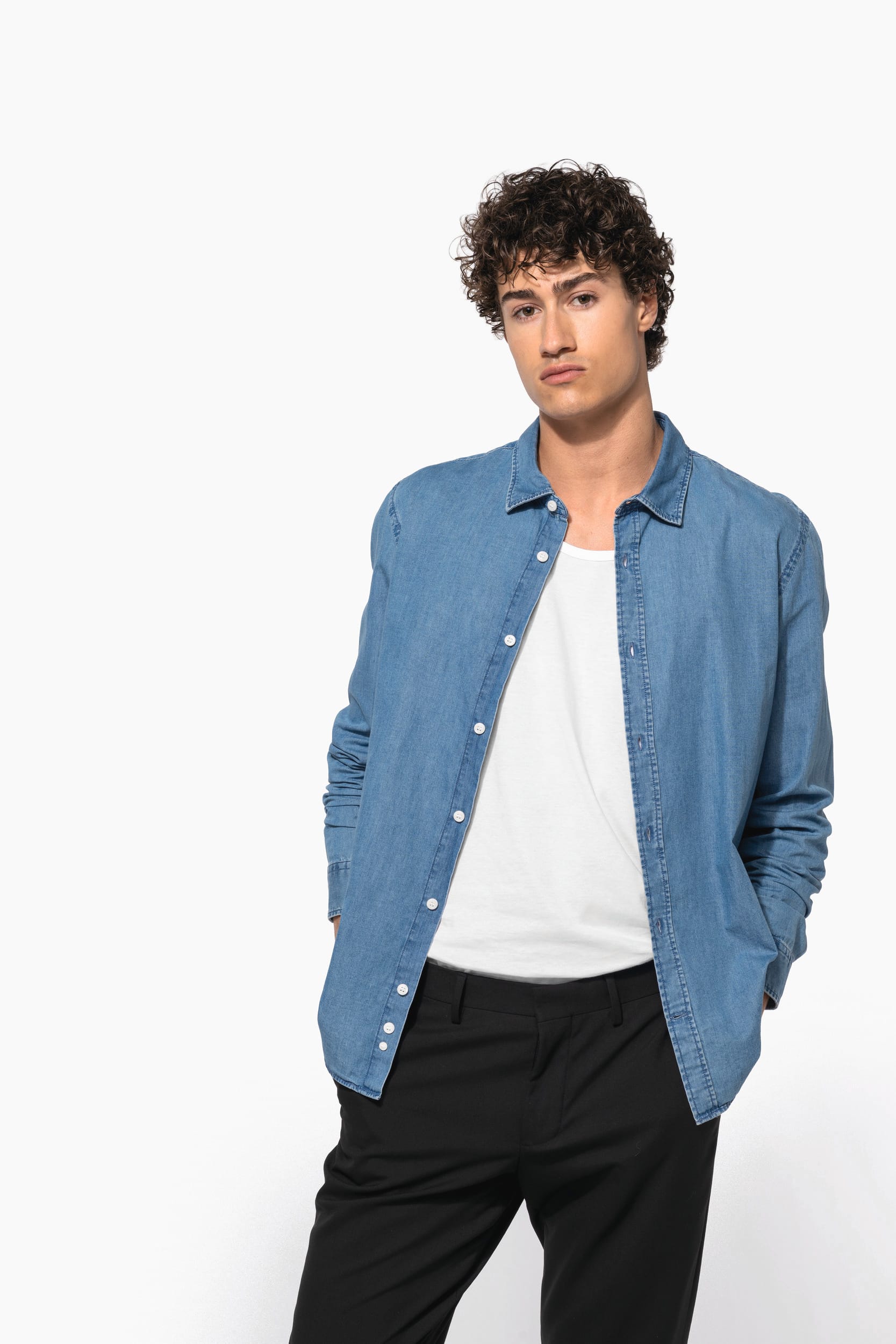 Chemise denim homme - Image 15