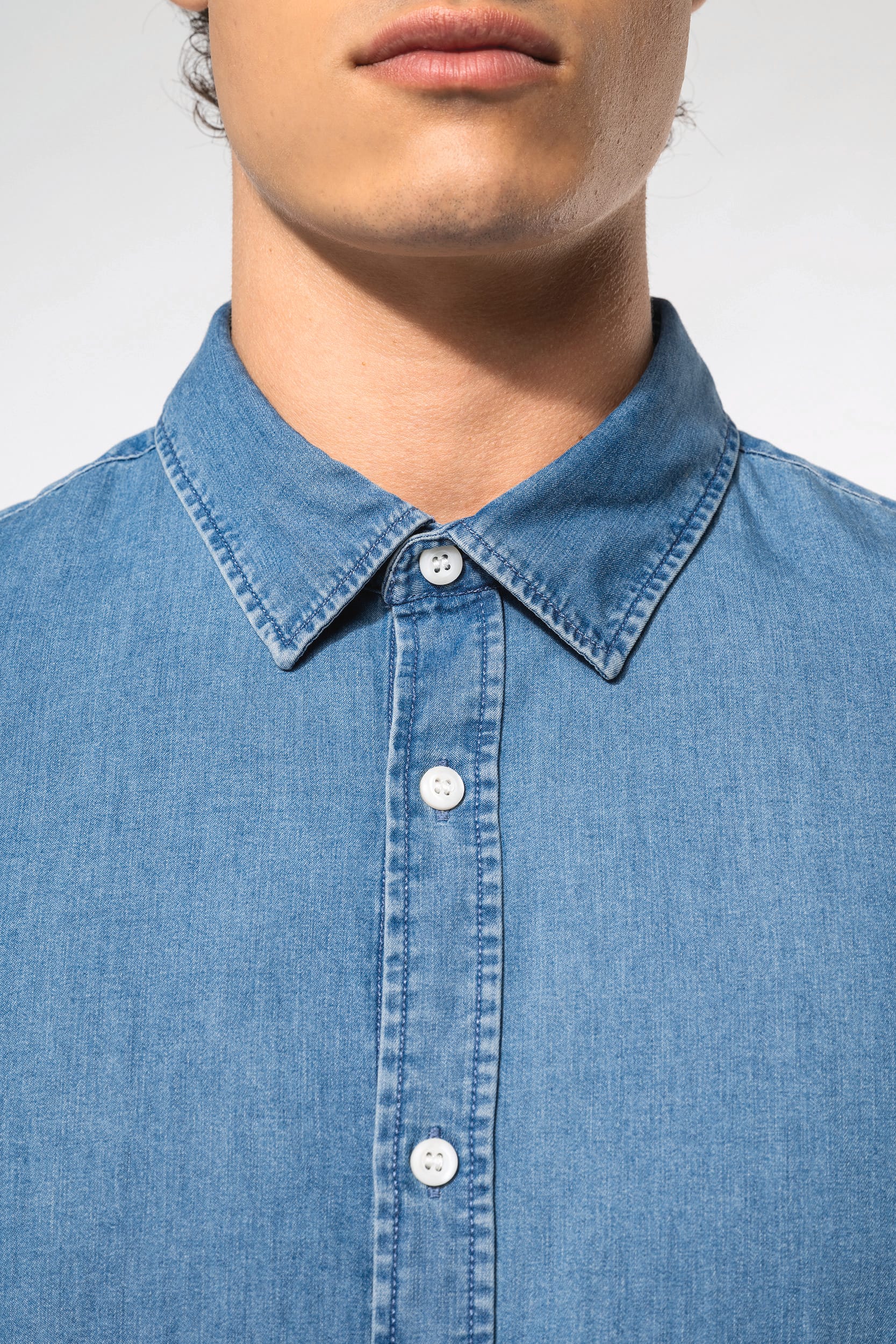 Chemise denim homme - Image 3