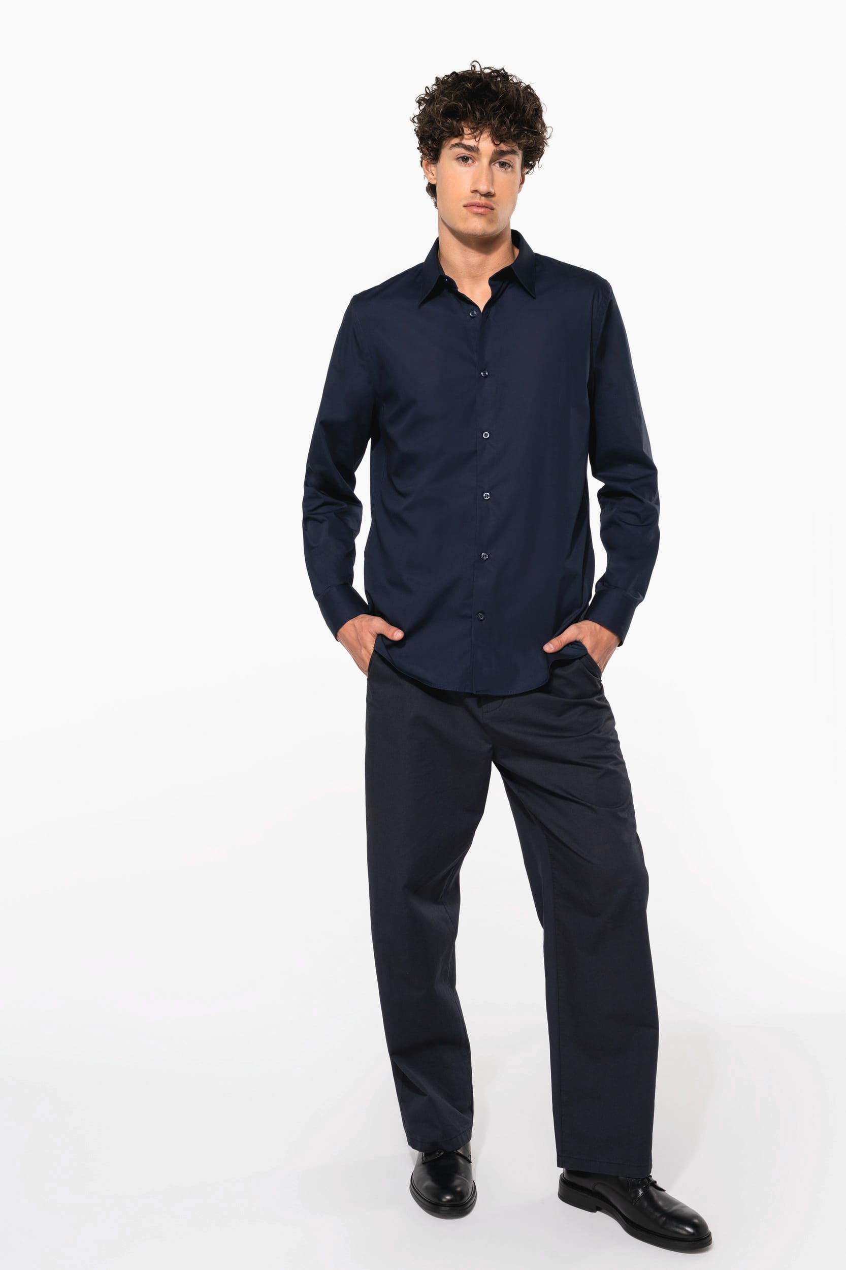 Chemise popeline manches longues homme - Image 10