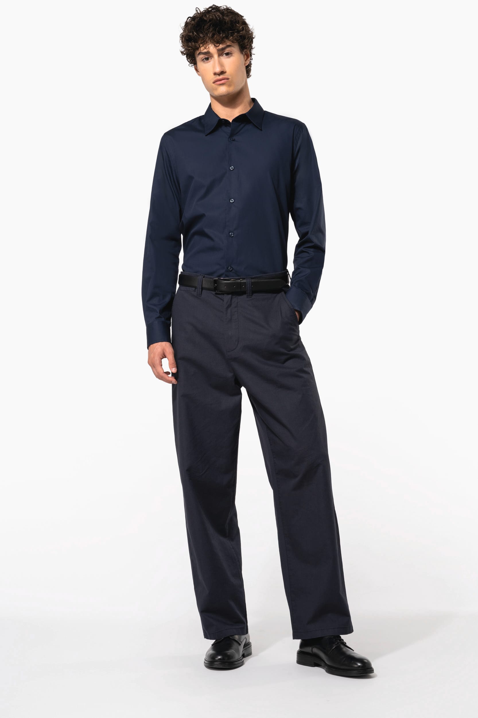 Chemise popeline manches longues homme - Image 7
