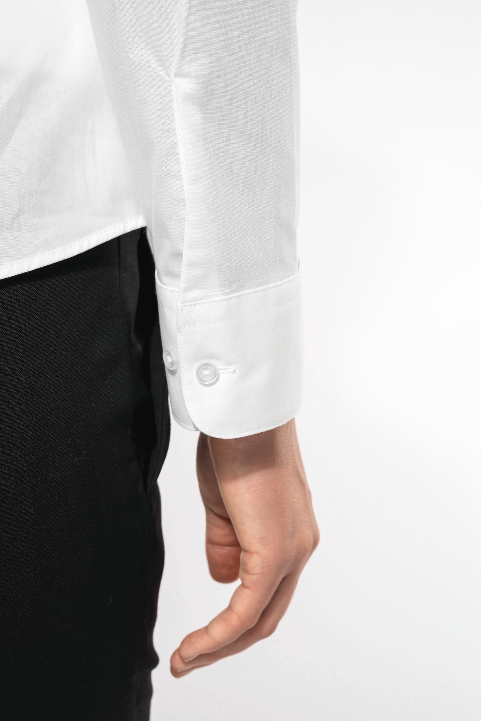 Chemise col mao manches longues femme - Image 5