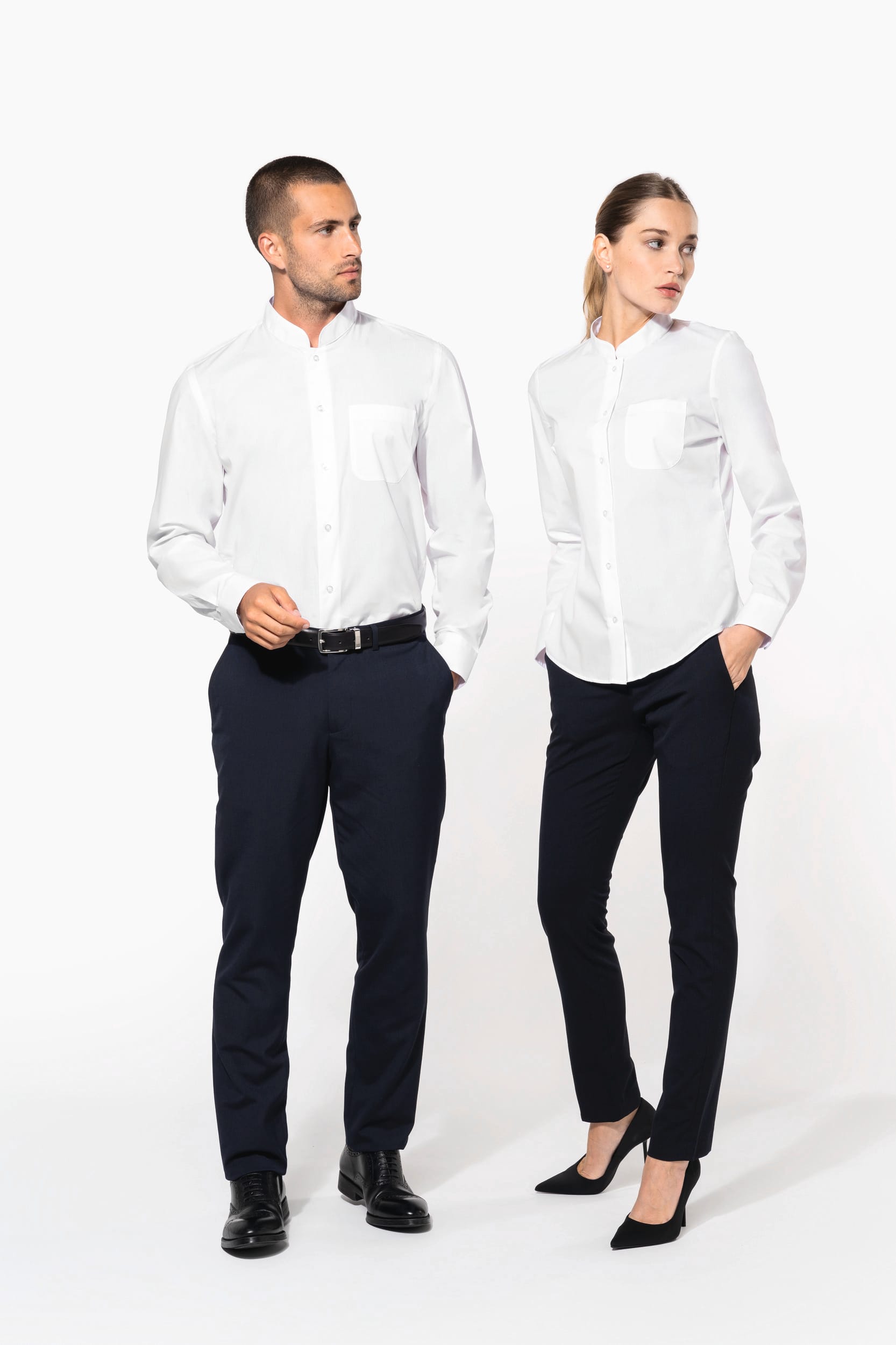 Chemise col mao manches longues femme - Image 15