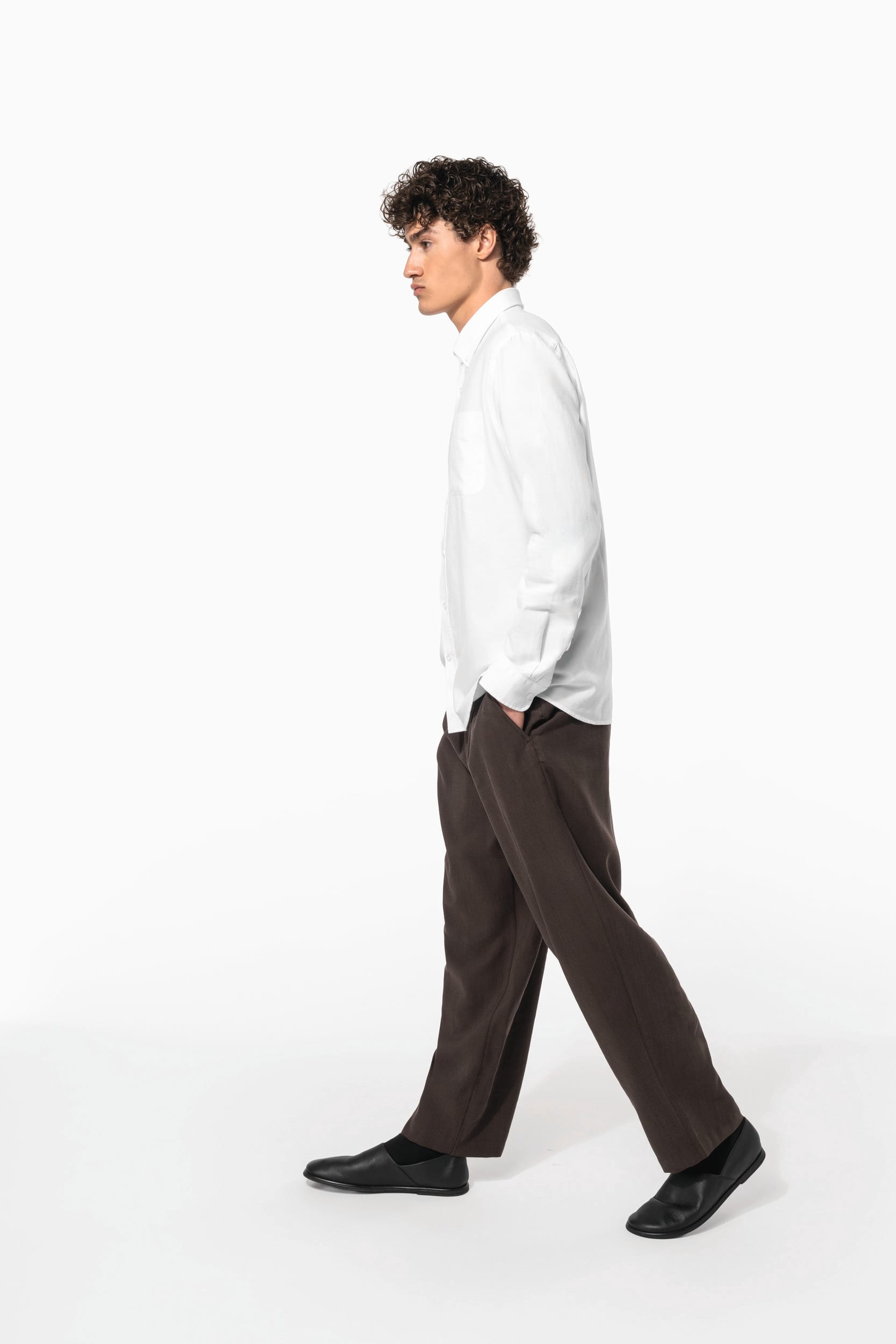 Chemise Oxford lavée manches longues - Image 8